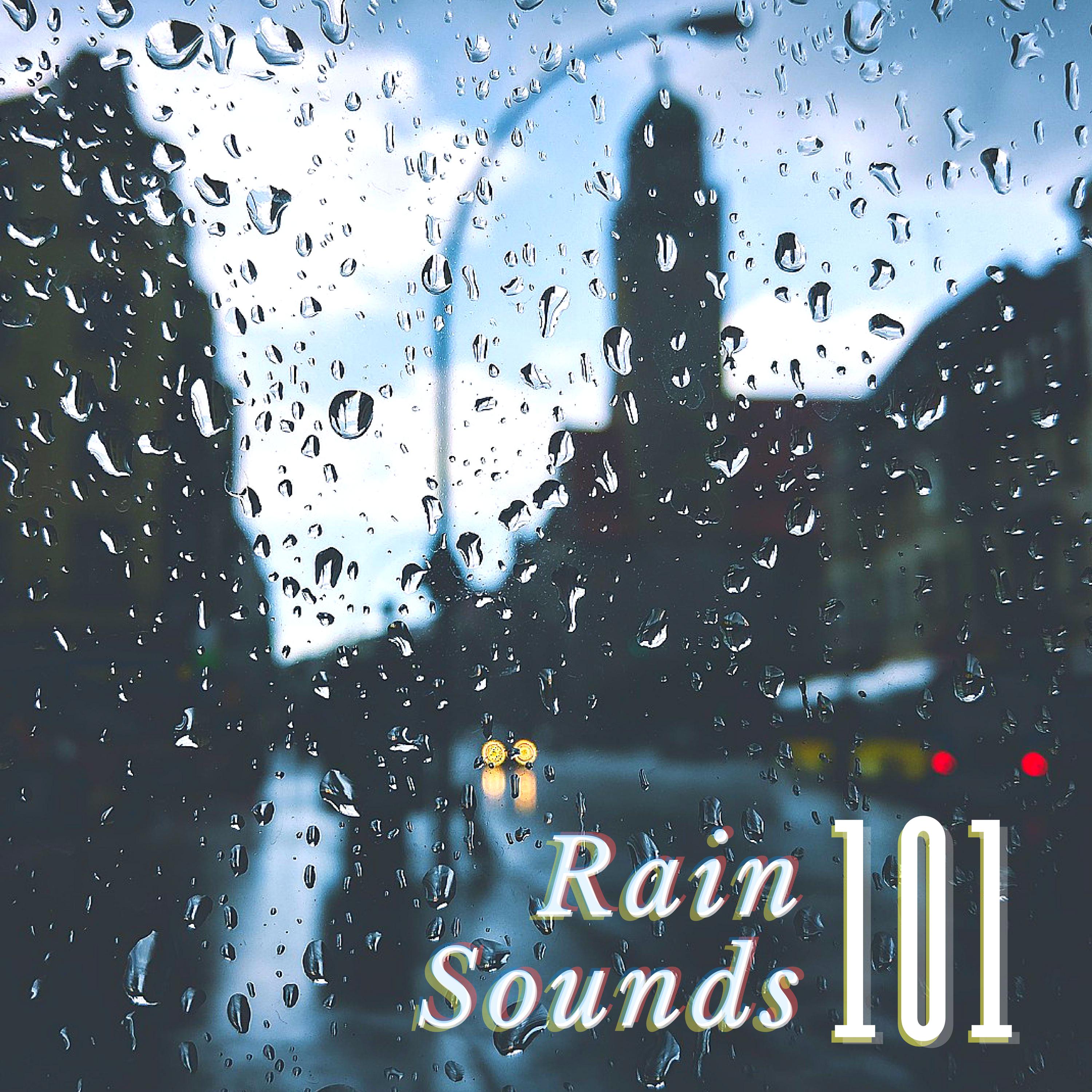 Rain Sounds 101 - ASRM Falling Raining Sounds for Sleeping, High Quality White Noise Thunder Background
