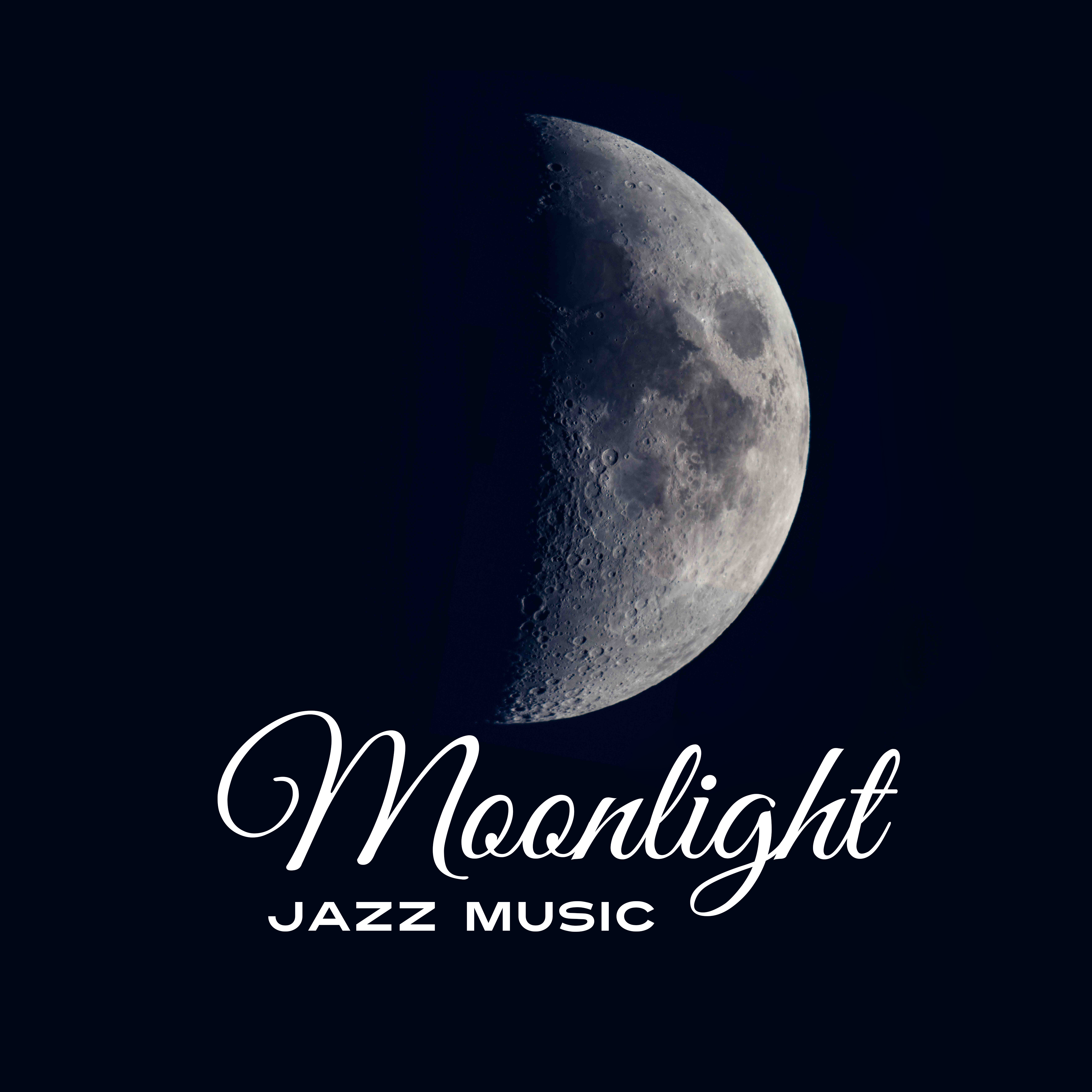 Moonlight Jazz Music – Evening Jazz Session, Peaceful Piano Bar, Instrumental Note, Background Music to Rest