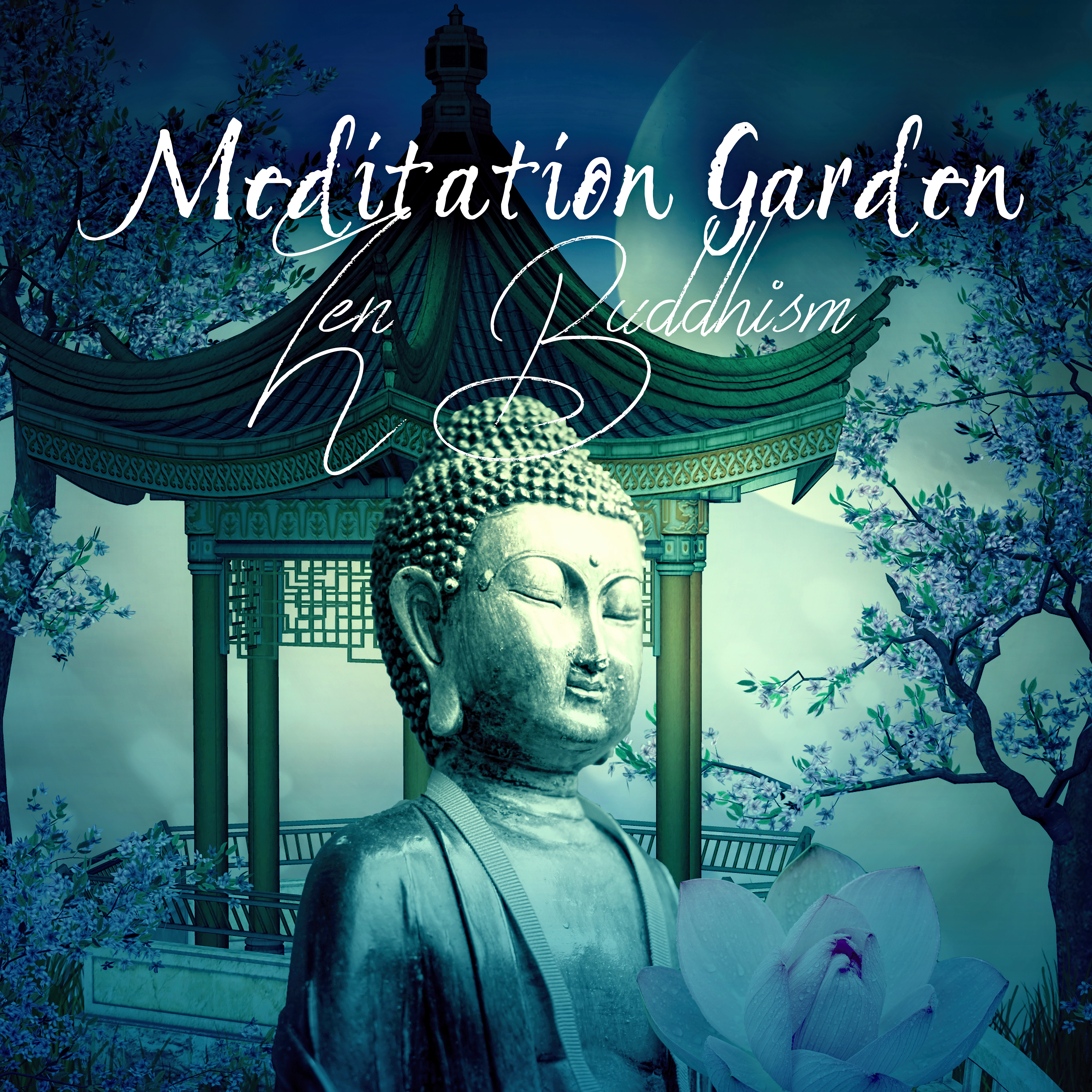 Meditation Garden Zen Buddhism – Calmness, Vitality, Energy Flow, Healing Spirituality,Yoga Meditation for Relaxation