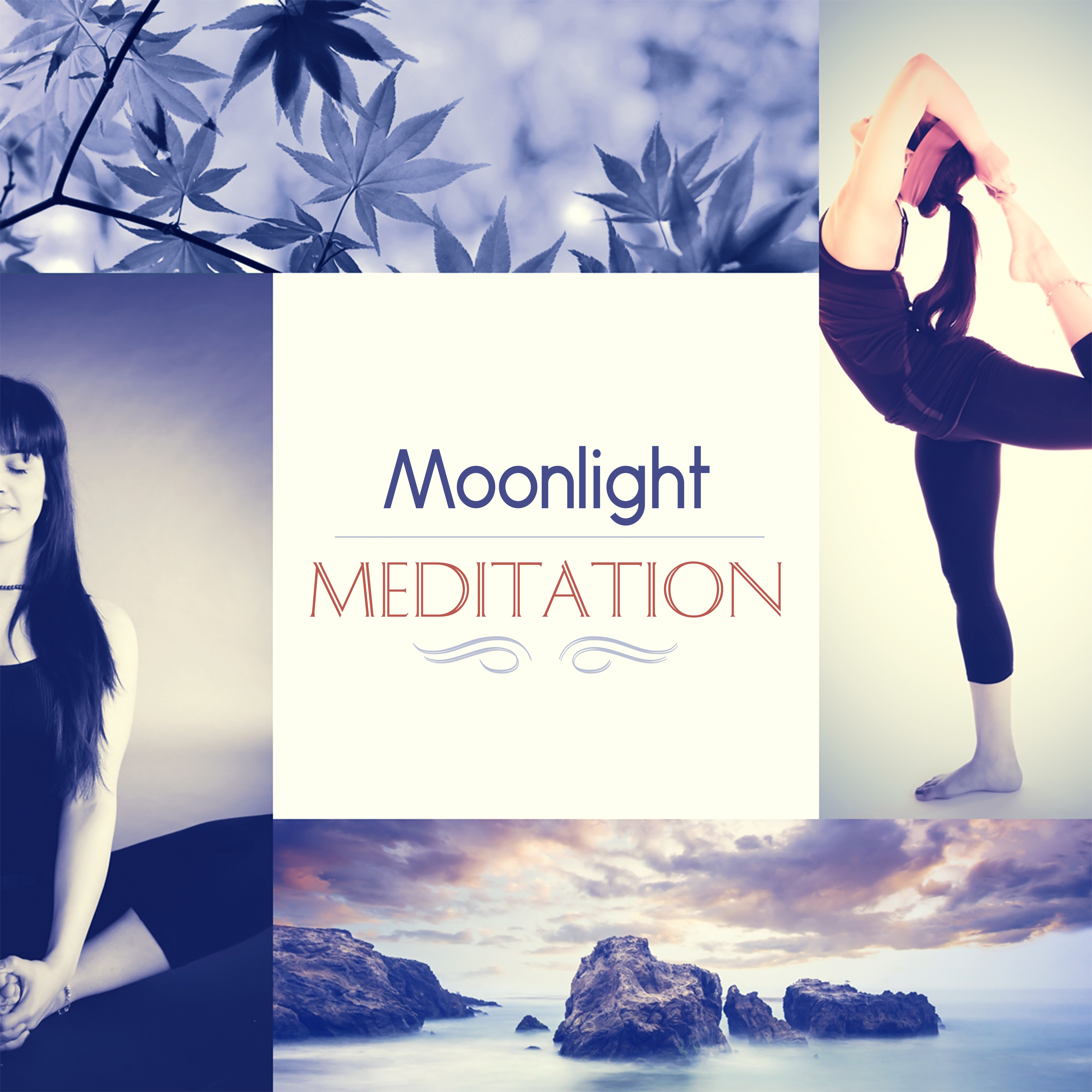 Moonlight Meditation – Stress Relief and Trouble Sleeping, Therapy Music with Nature Sounds, Relaxing Background Music