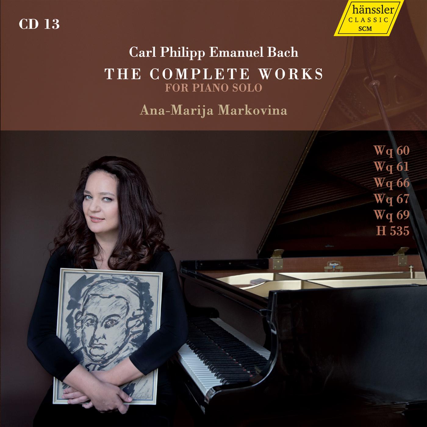 BACH, C.P.E.: Piano Works (Complete), Vol. 13 (Markovina)