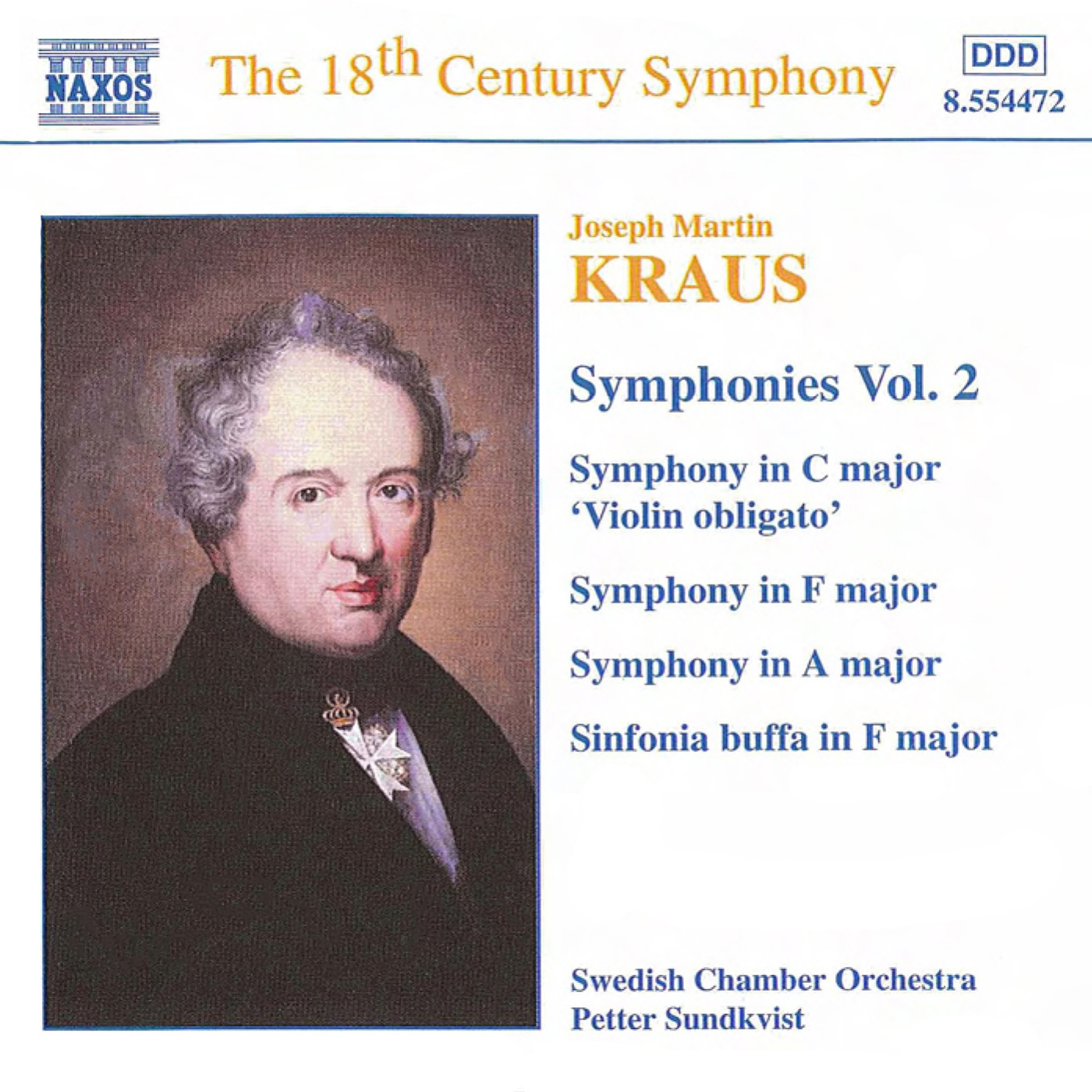 KRAUS: Symphonies, Vol.  2