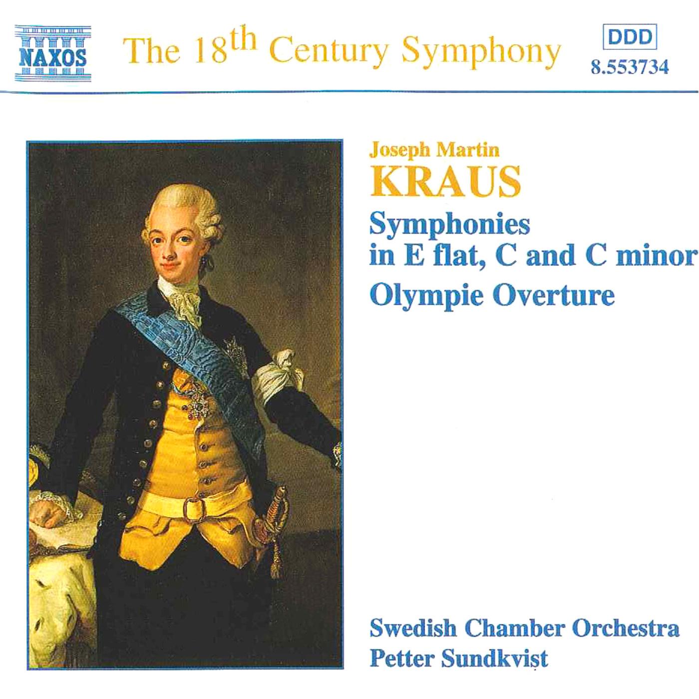 KRAUS: Symphonies, Vol.  1