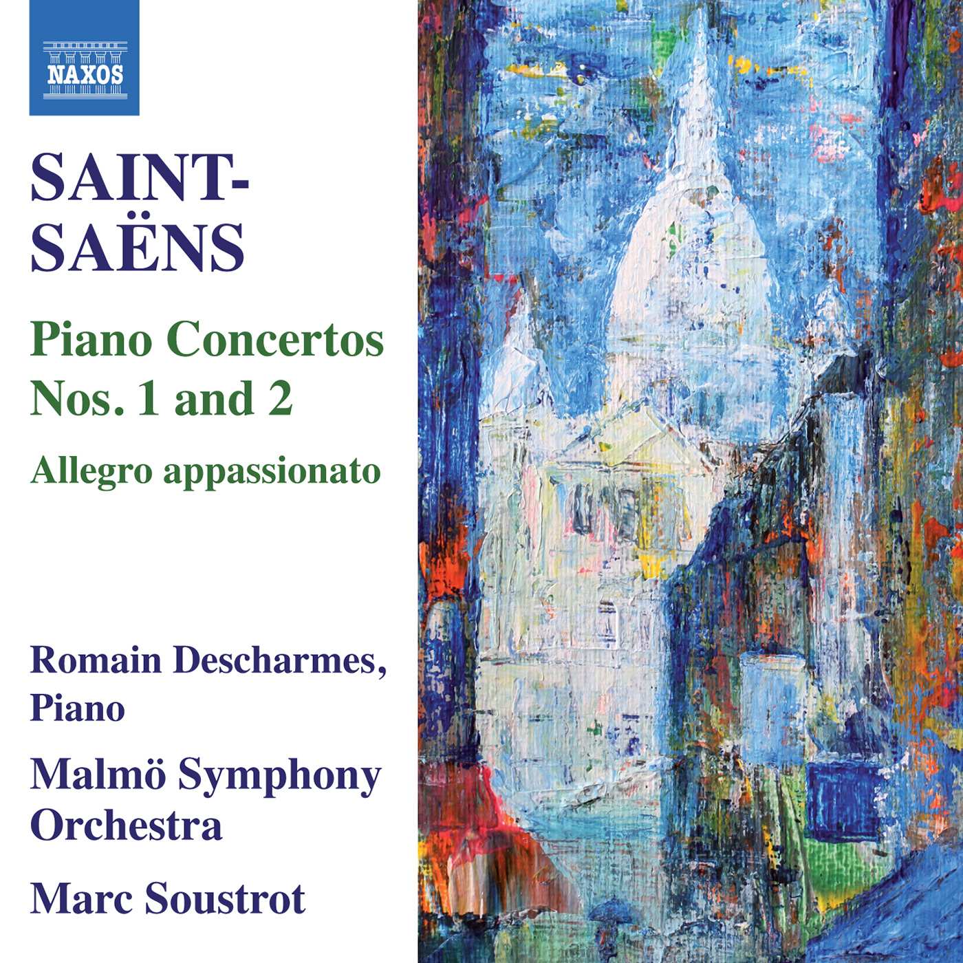 SAINT-SAËNS, C.: Piano Concertos, Vol. 1 - Nos. 1 and 2 (Descharmes, Malmö Symphony, Soustrot)