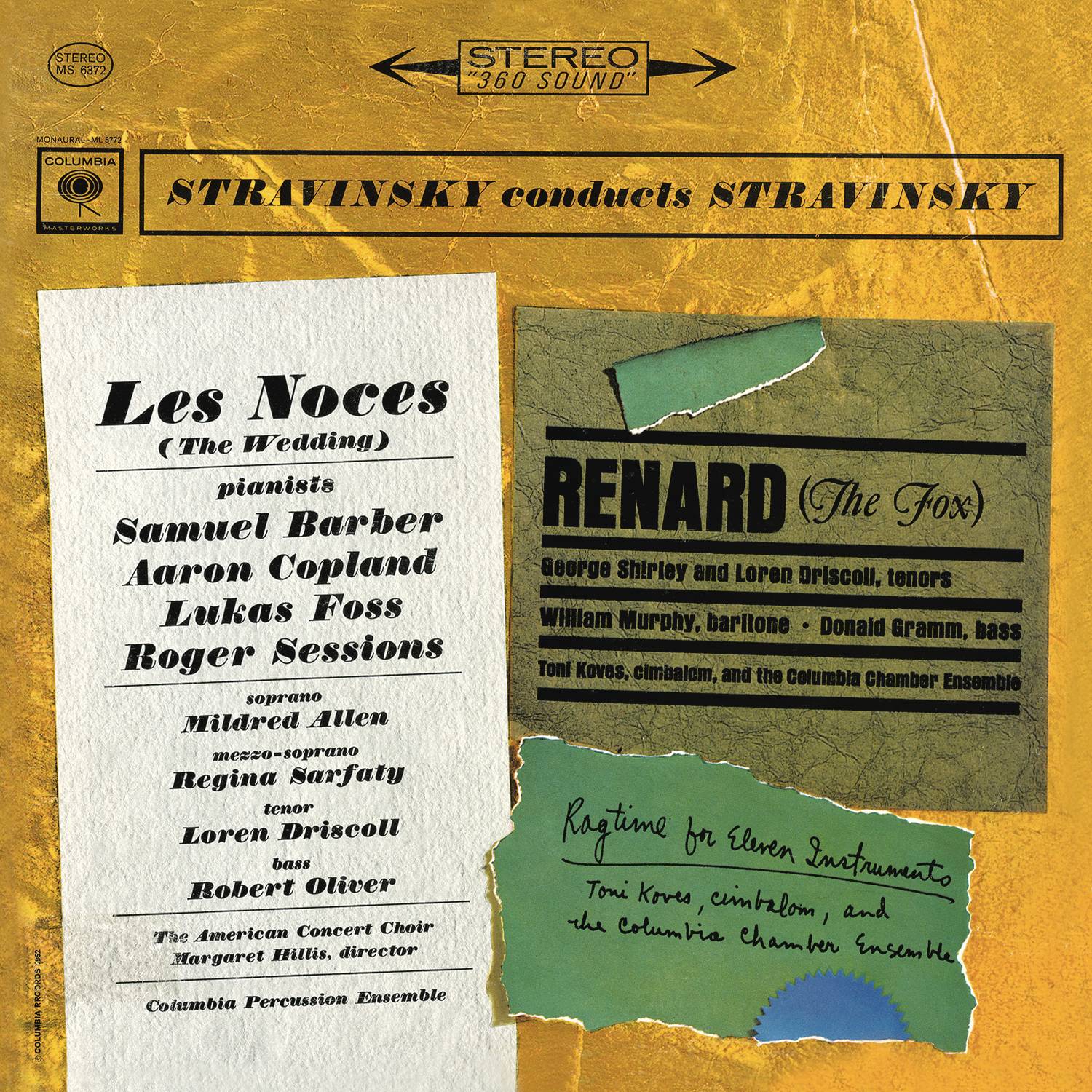 Stravinsky: Les Noces, Renard & Rag-Time