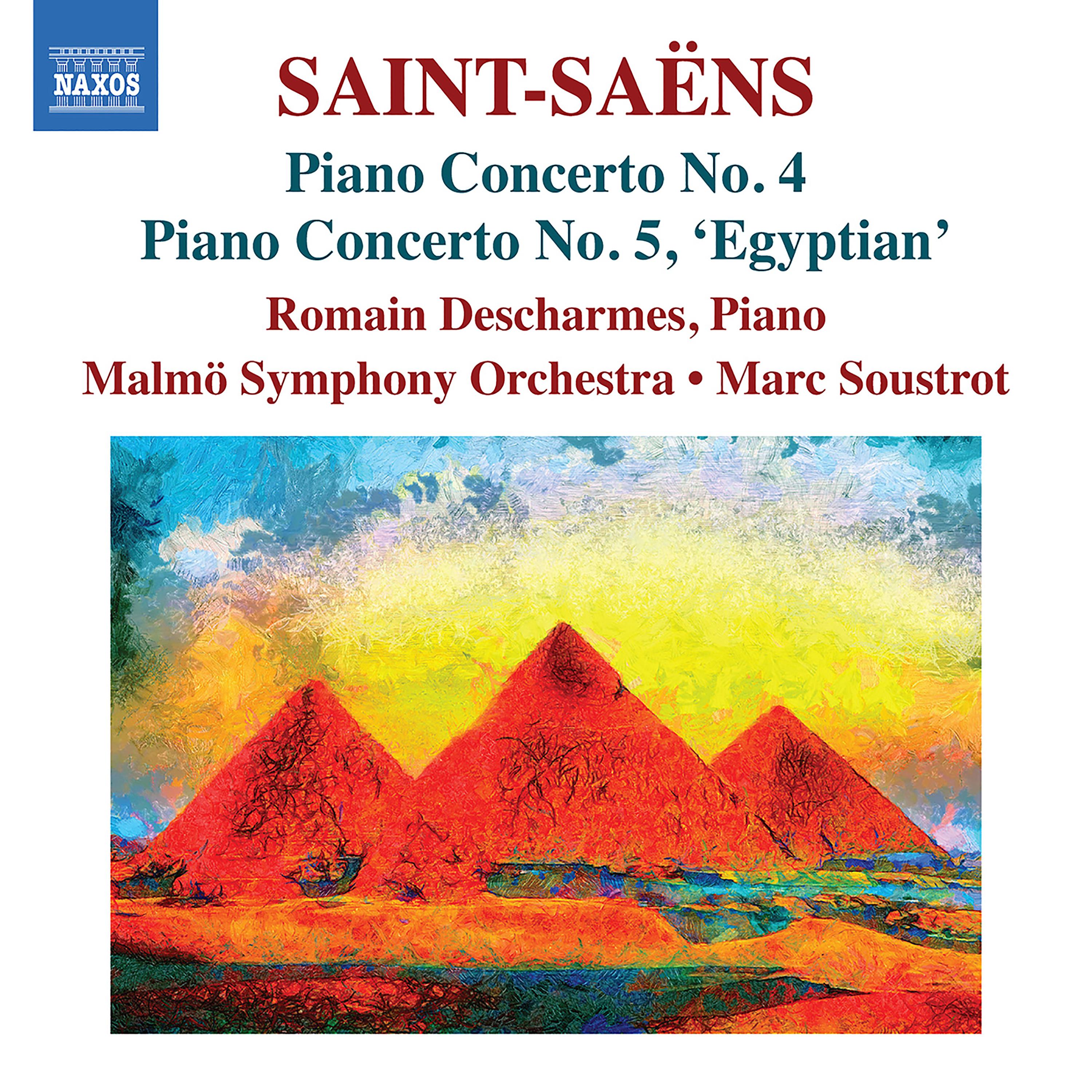 SAINT-SAËNS, C.: Piano Concertos, Vol. 3 - Nos. 4 and 5 (Descharmes, Malmö Symphony, Soustrot)