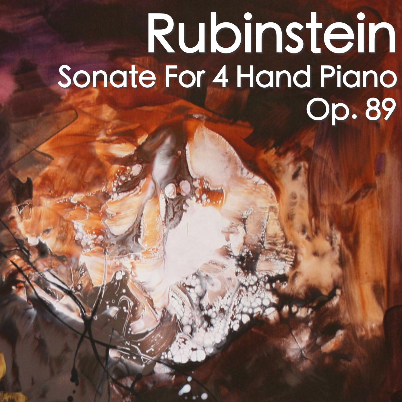 Sonate for 4 Hand Piano, Op. 89: III