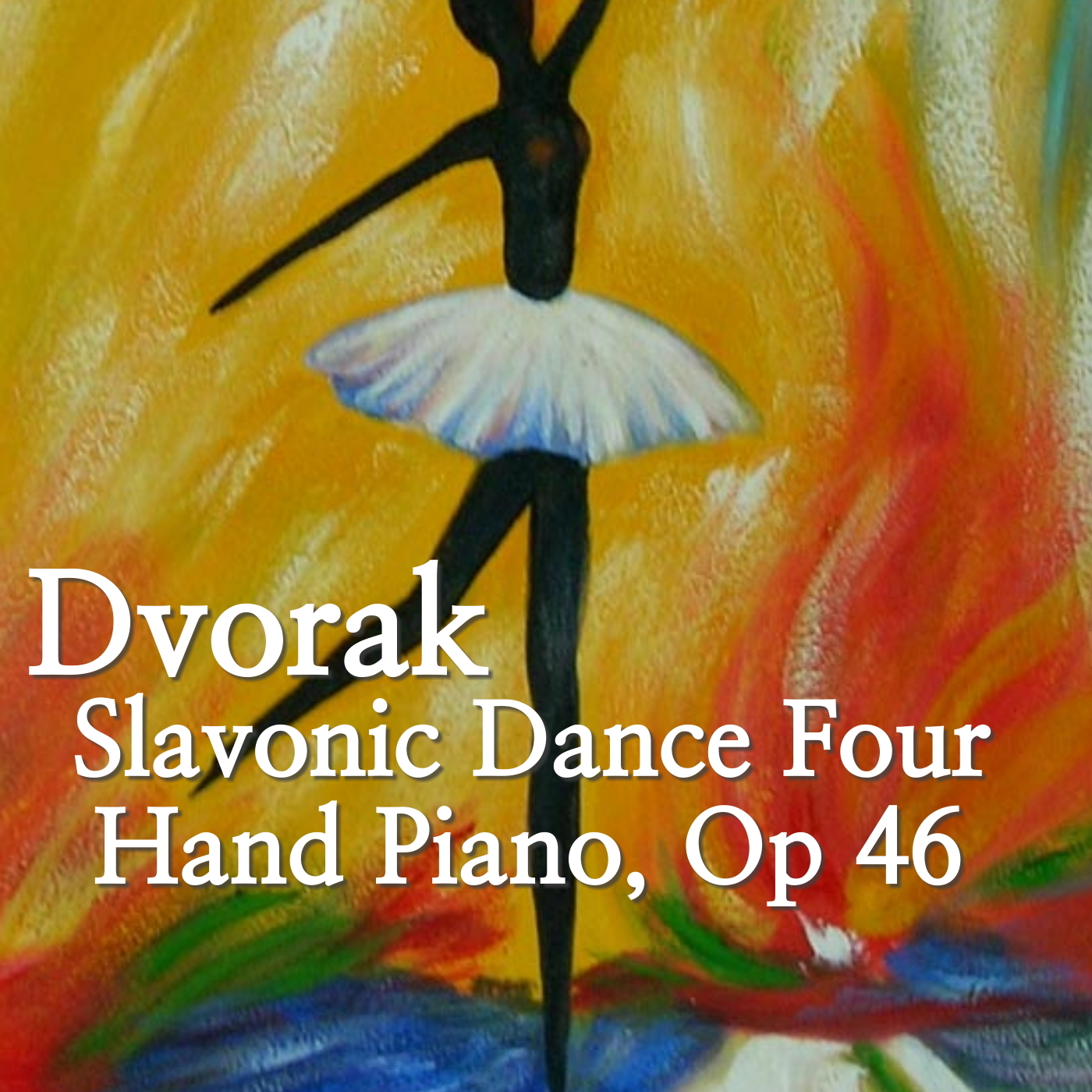 Dvorak Slavonic Dance Four Hand Piano, Op 46, 4