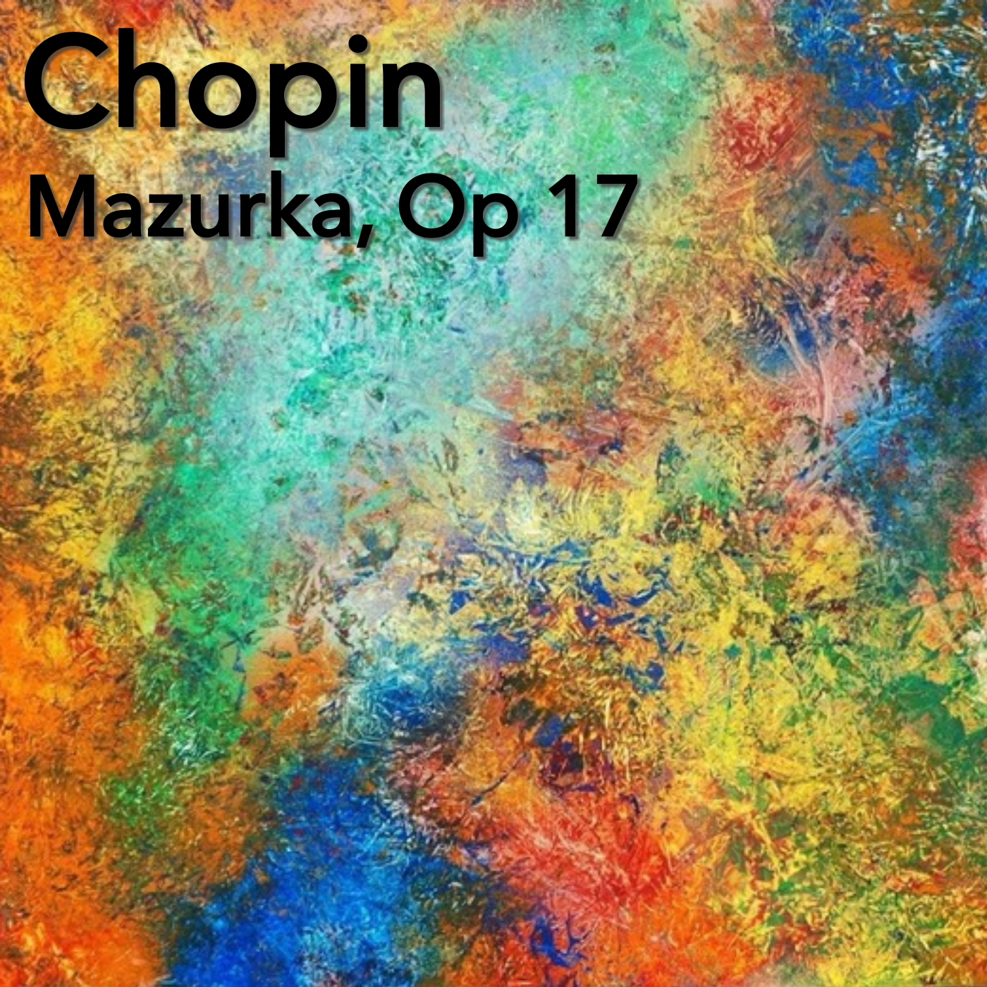 Chopin Mazurka, Op 17, 3