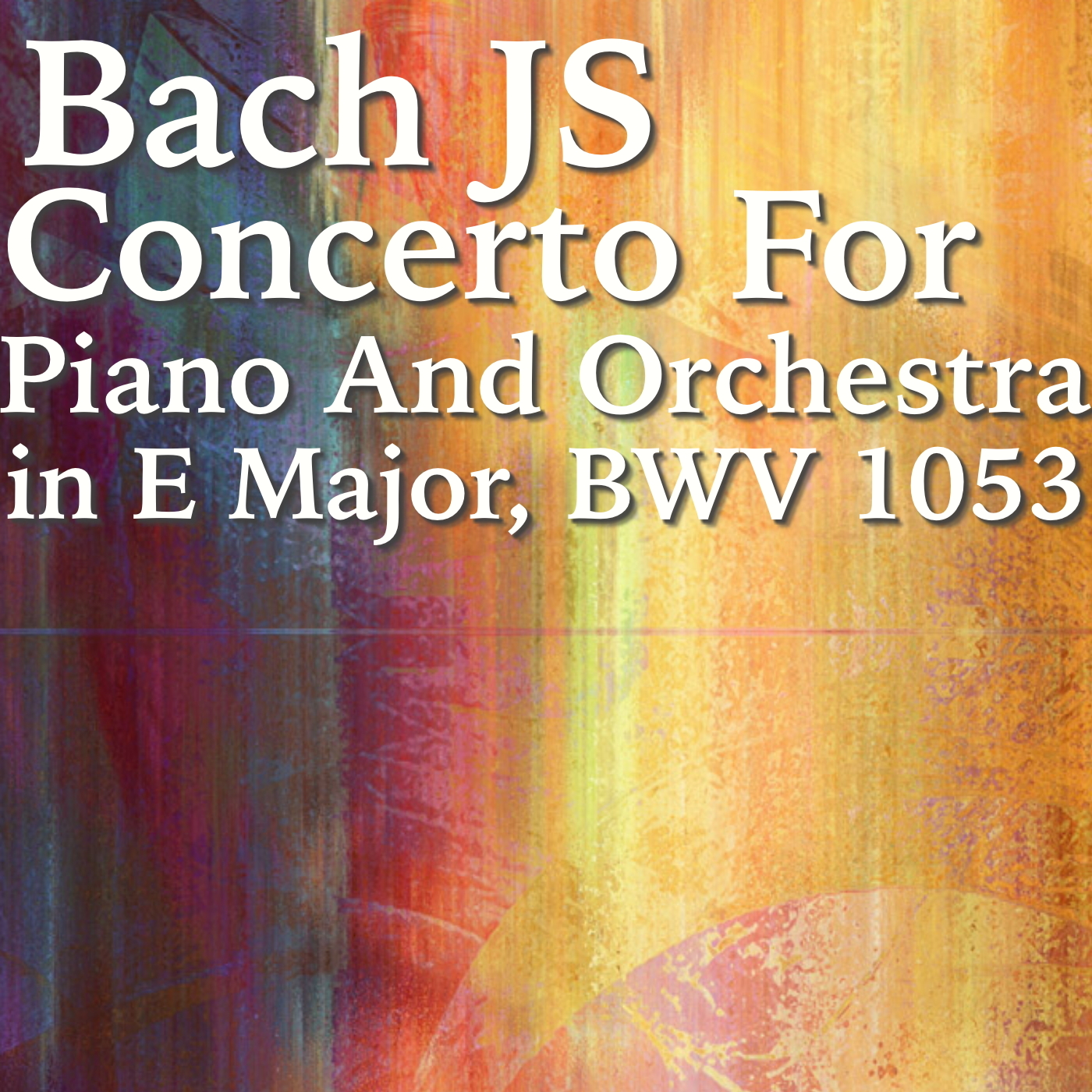 Concerto for Piano & Orchestra No. 2 in E major, BWV 1053: II