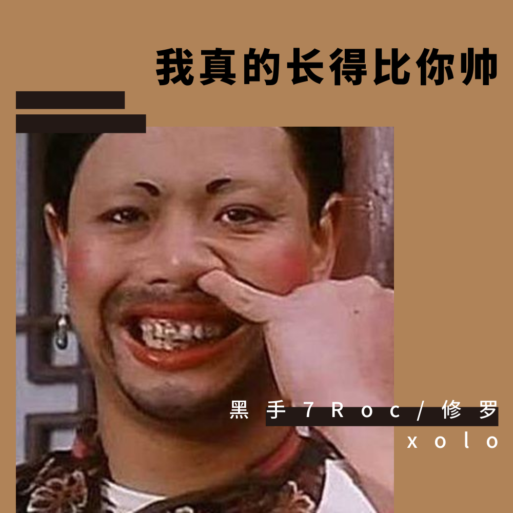 我真的长得比你帅