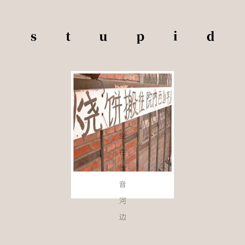 stupid（编曲作品）