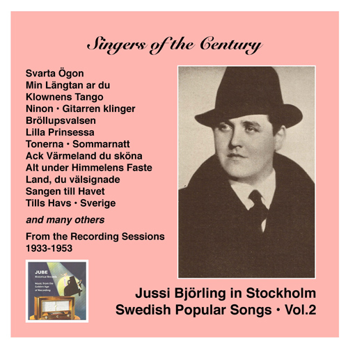 VOICES OF THE CENTURY - Jussi Bjorling in Stockholm, Vol. 2: Swedish Popular Songs (1933-1953)