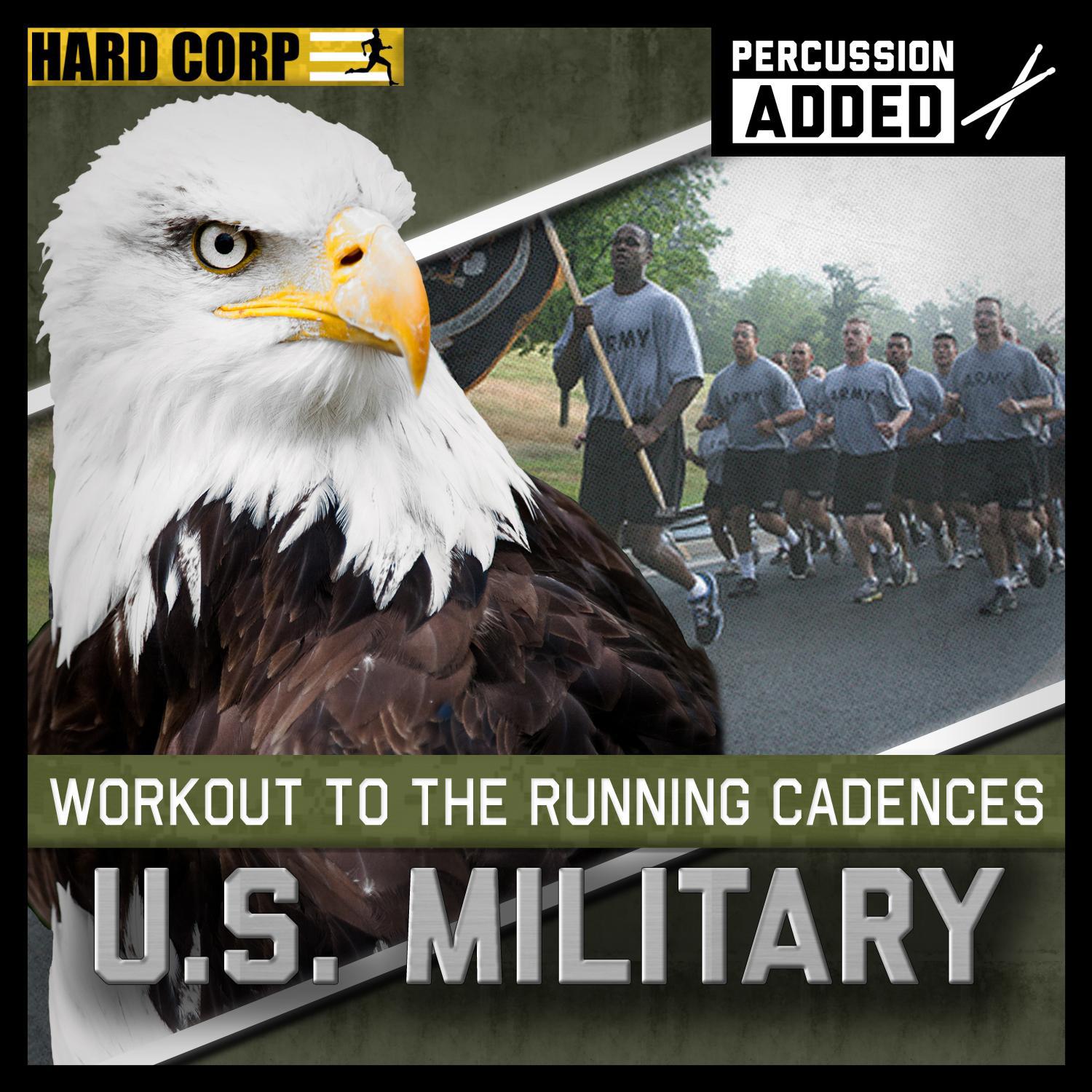 Exercise to the Marching Cadences U.S. Military (Percussion Added)