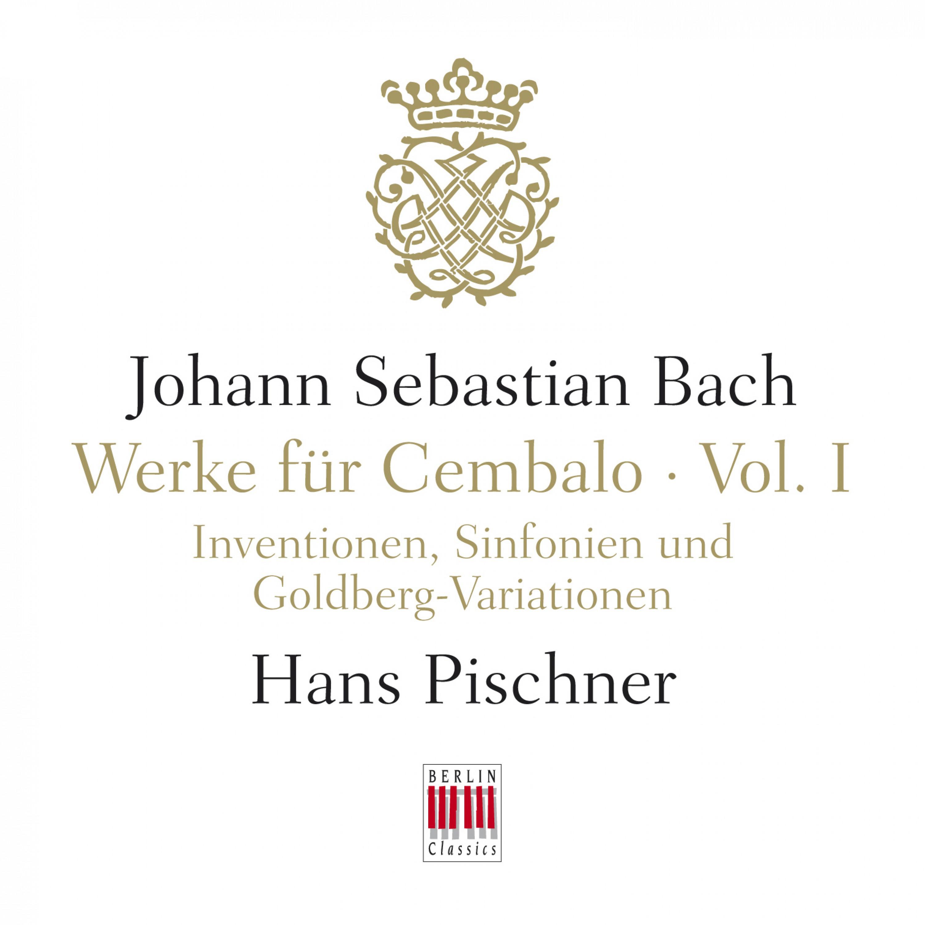 J. S. Bach: Werke für Cembalo, Vol. I - Inventionen, Sinfonien und Goldberg-Variationen