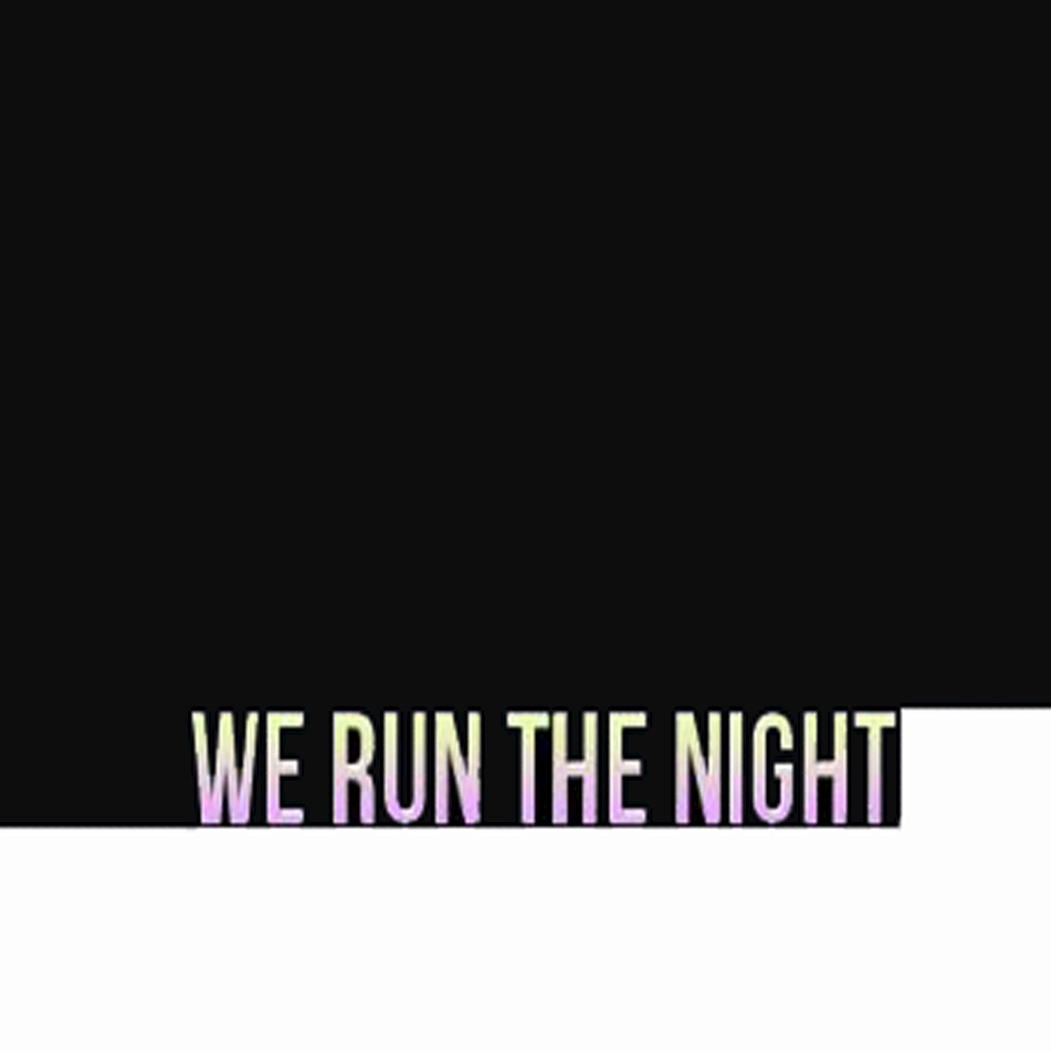 We Run the Night - Single