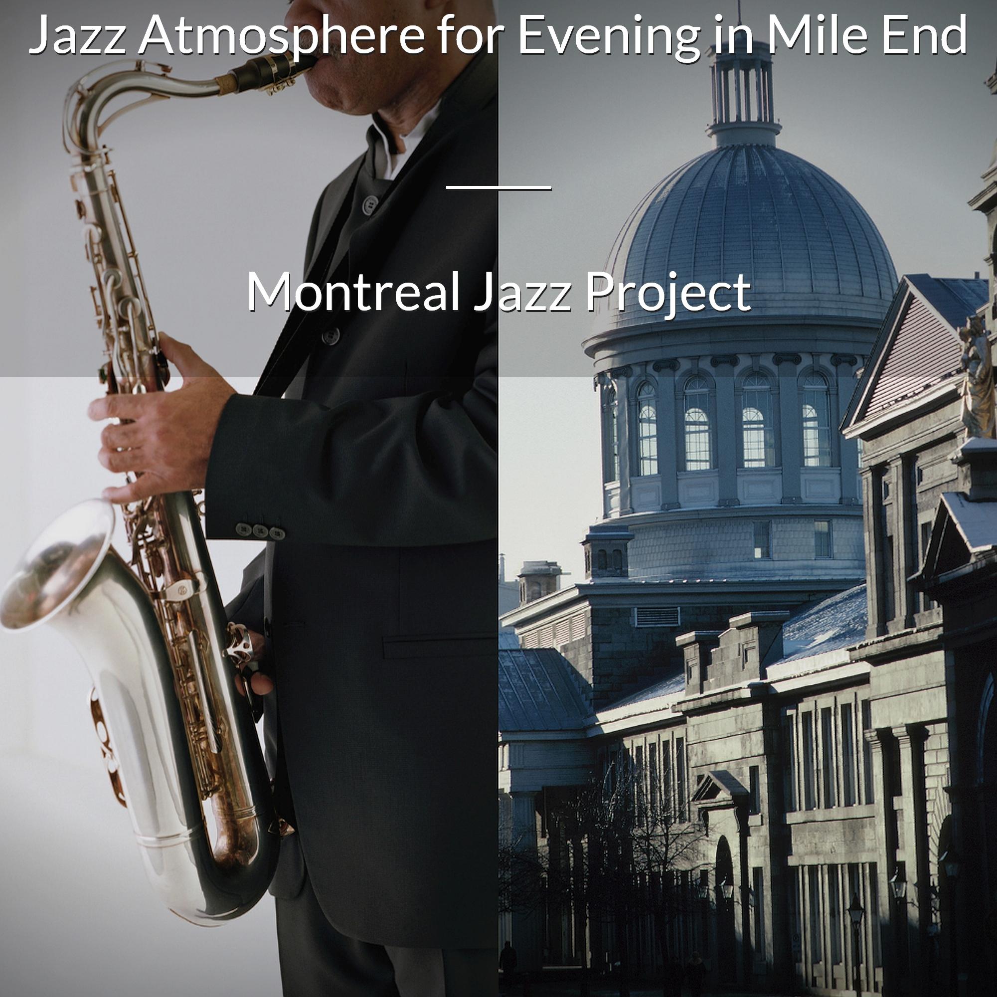 Tranquil Sax Jazz for Evening in Montreal