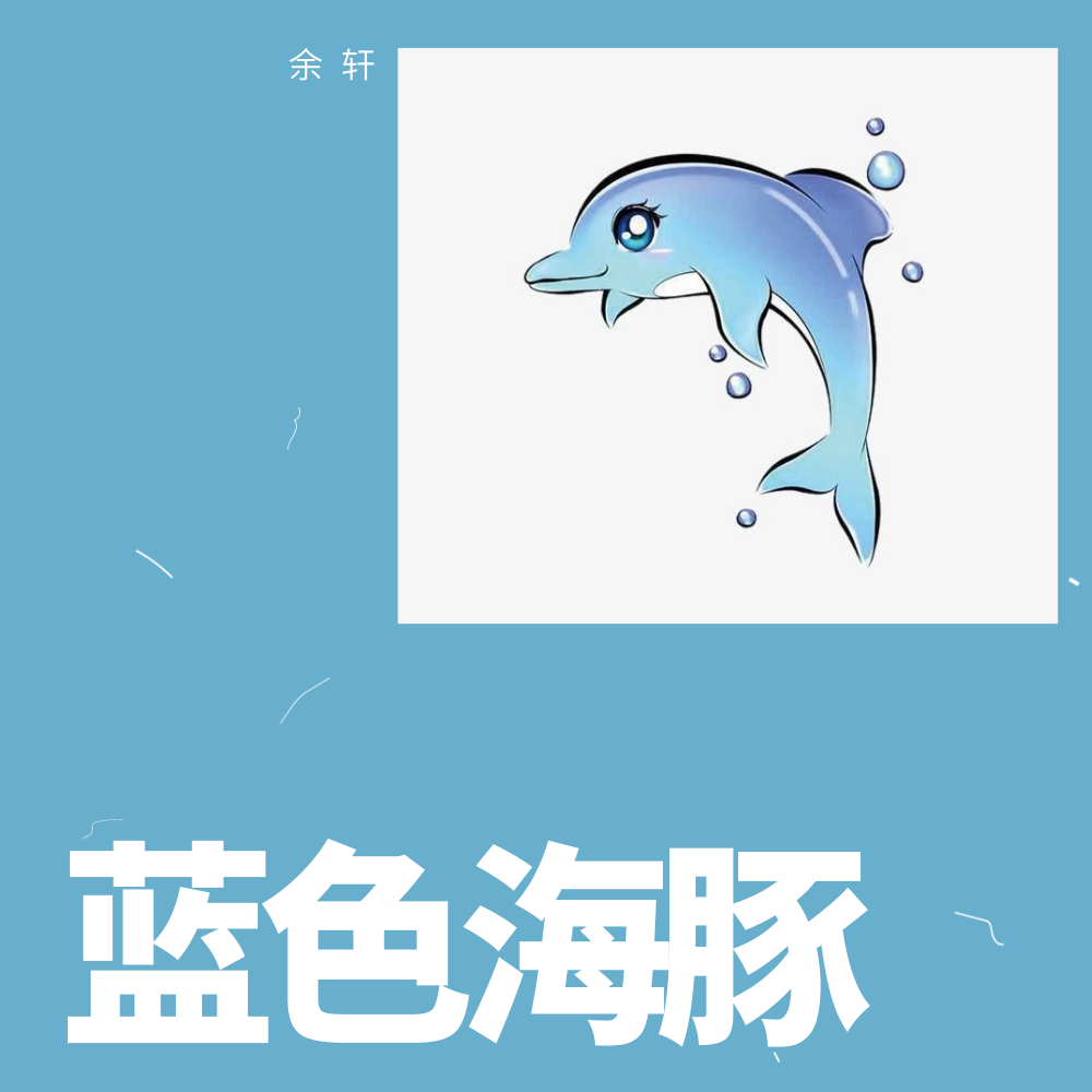 蓝色海豚