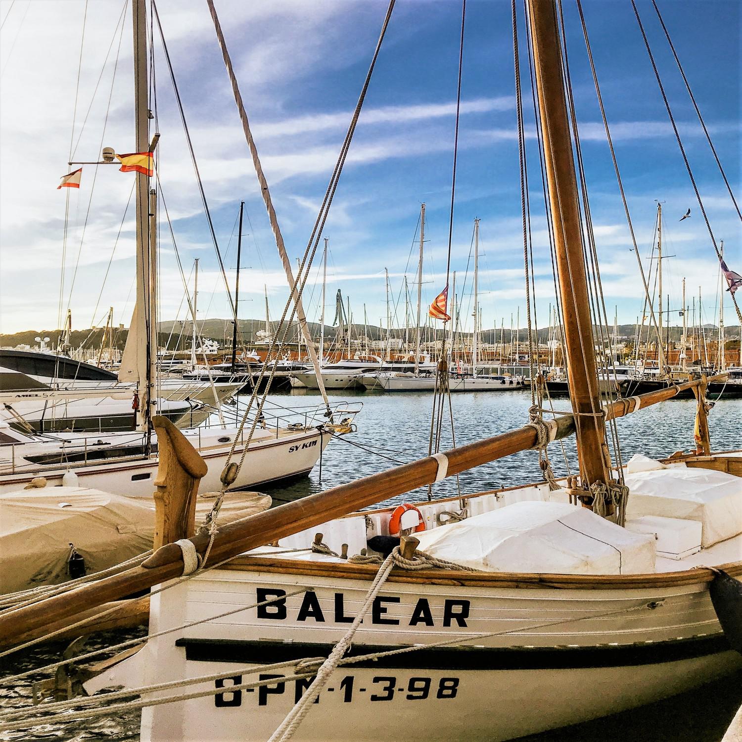 Lapping Water in a Spanish Harbor