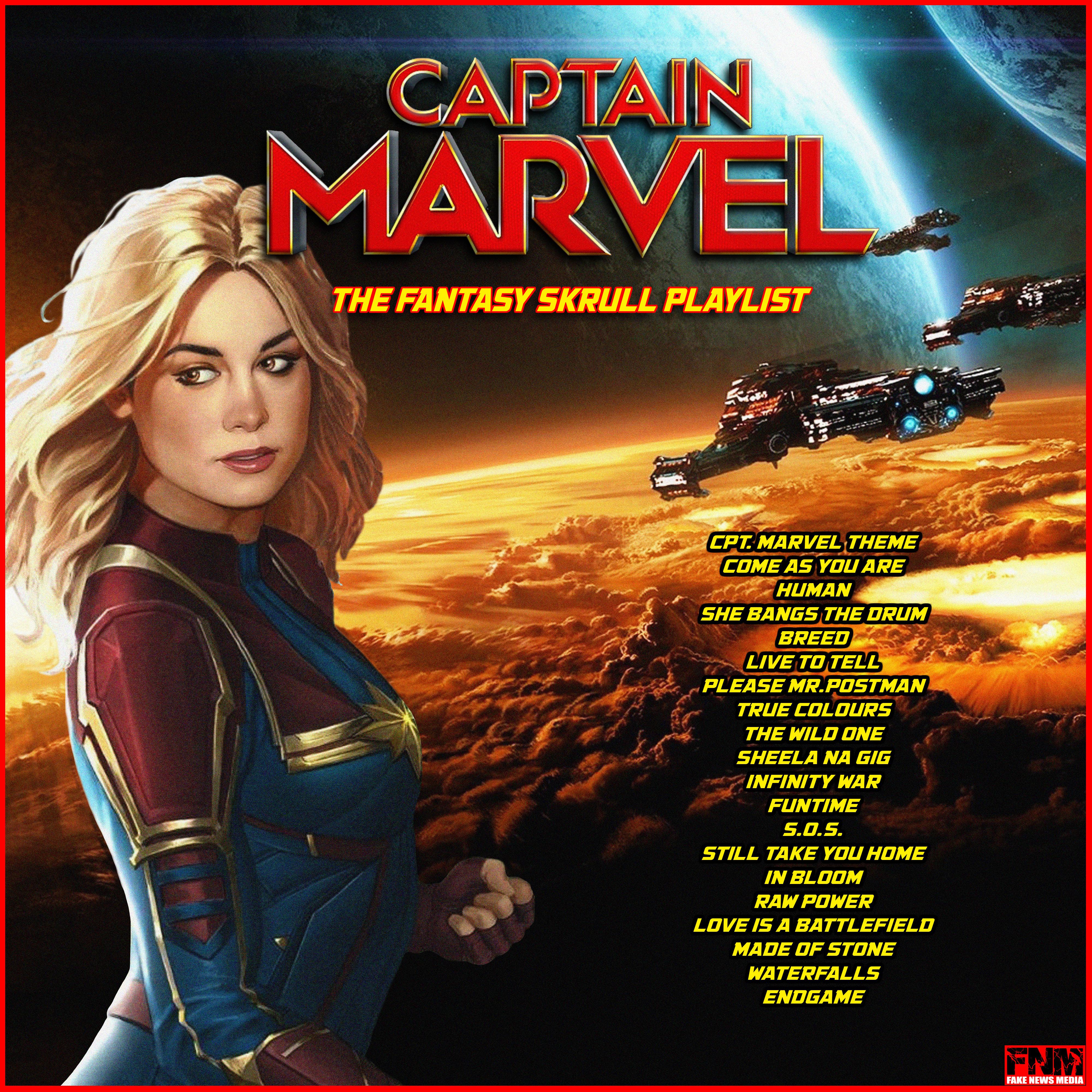 Captain Marvel - The Fantasy Skrull Playlist