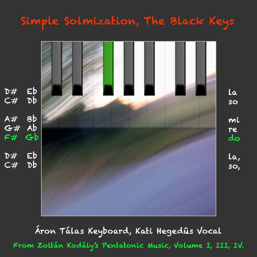 Simple Solmization, The Black Keys - From Kodály's Pentatonic Music Volume I, III, IV.