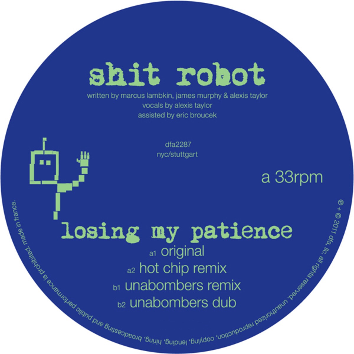 Losing My Patience - Hot Chip Remix