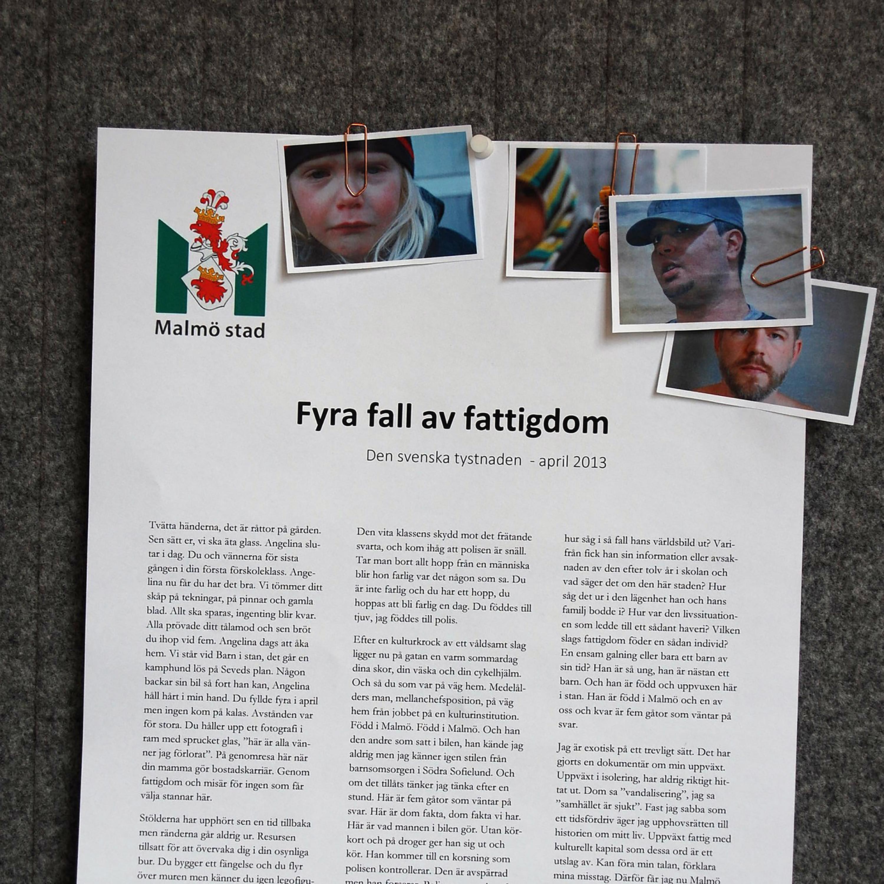 Fyra fall av fattigdom