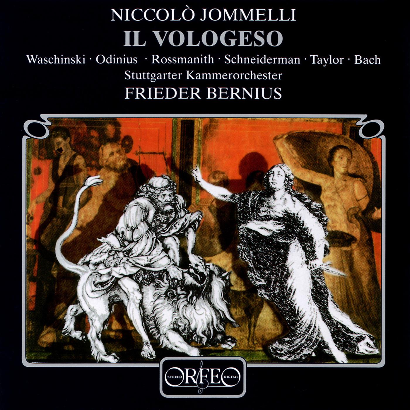 JOMMELLI, N.: Vologeso [Opera] (Waschinski, Odinius, Rossmanith, Stuttgart Chamber Orchestra, Bernius)