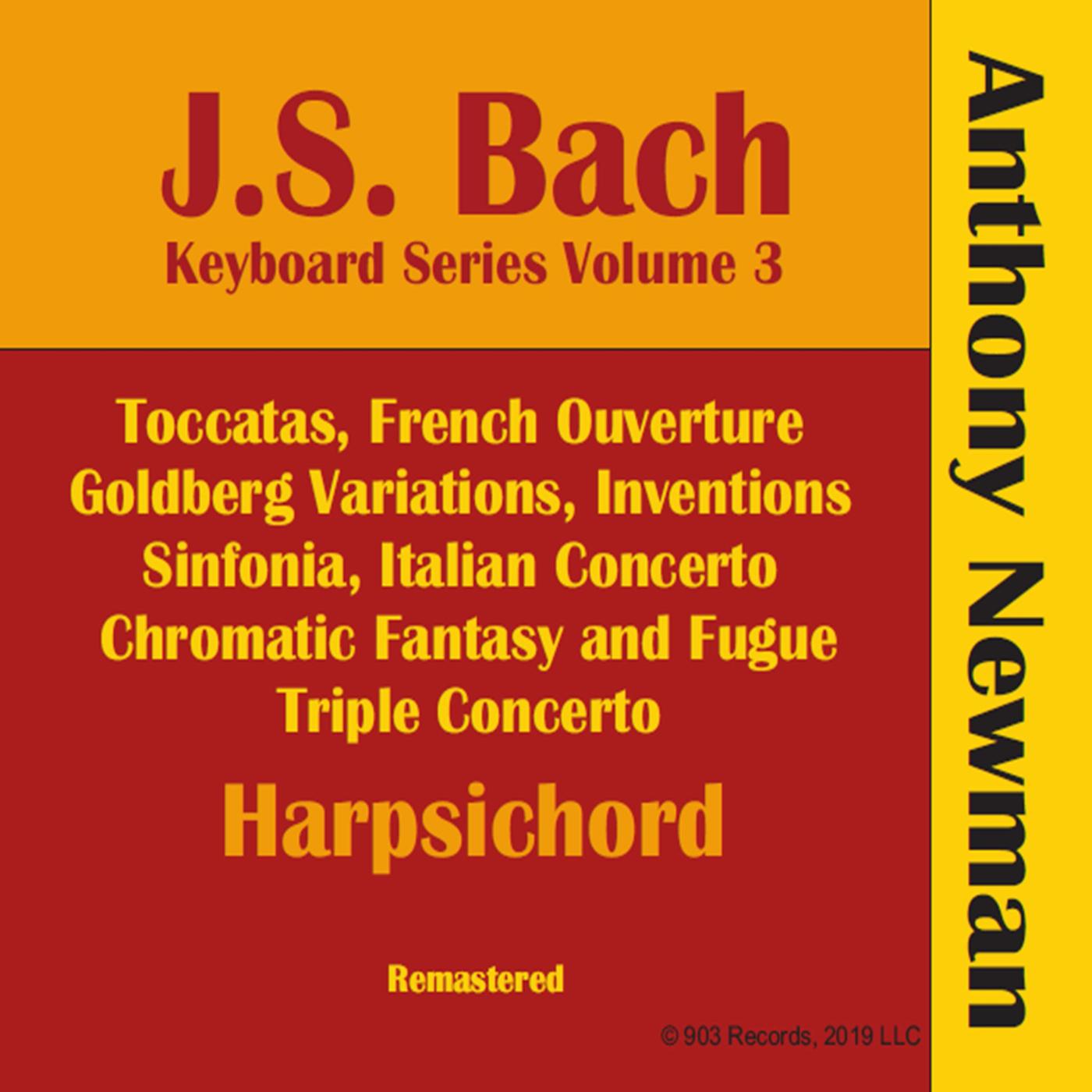 J.S. Bach Keyboard Series, Vol. III (Remastered)