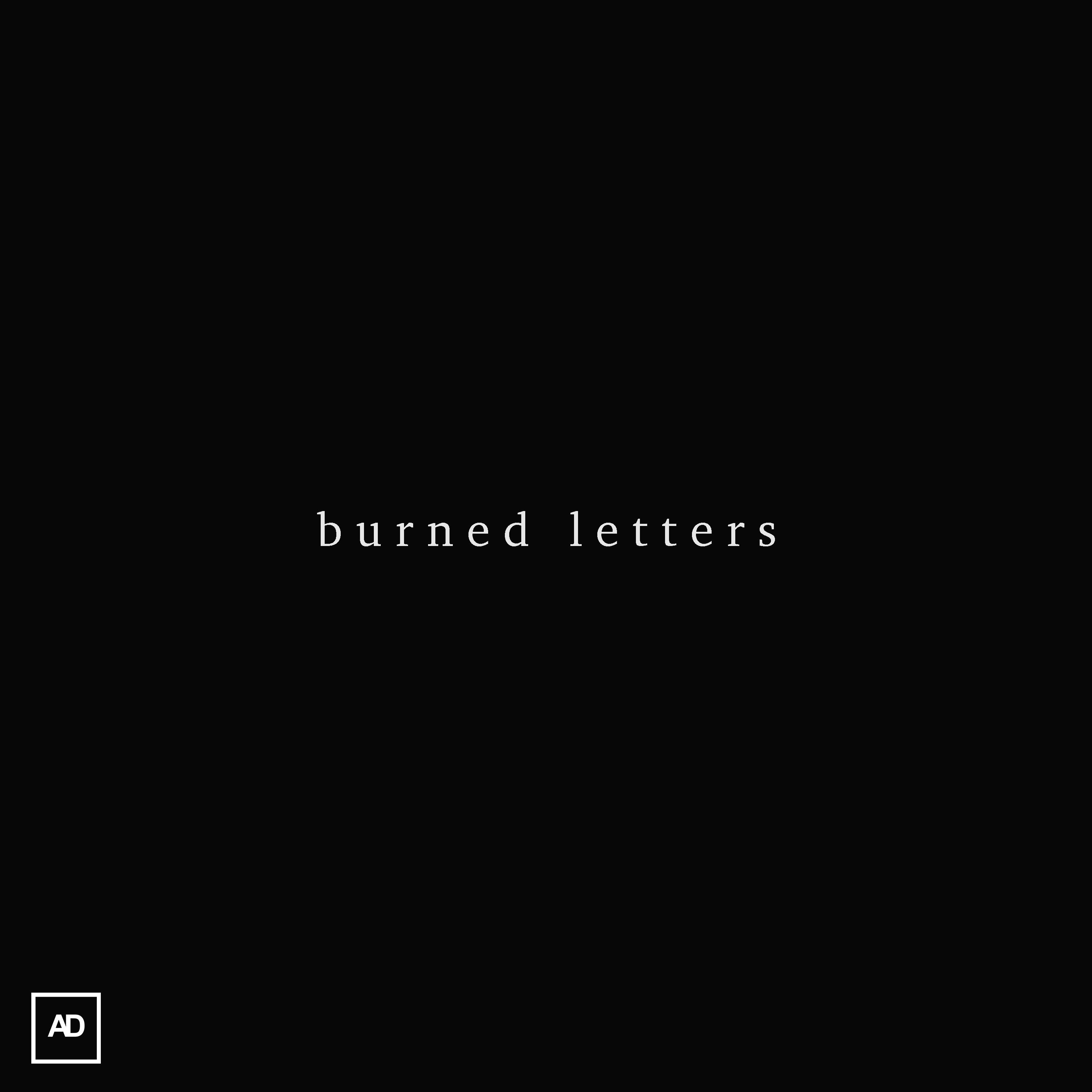 burned letters