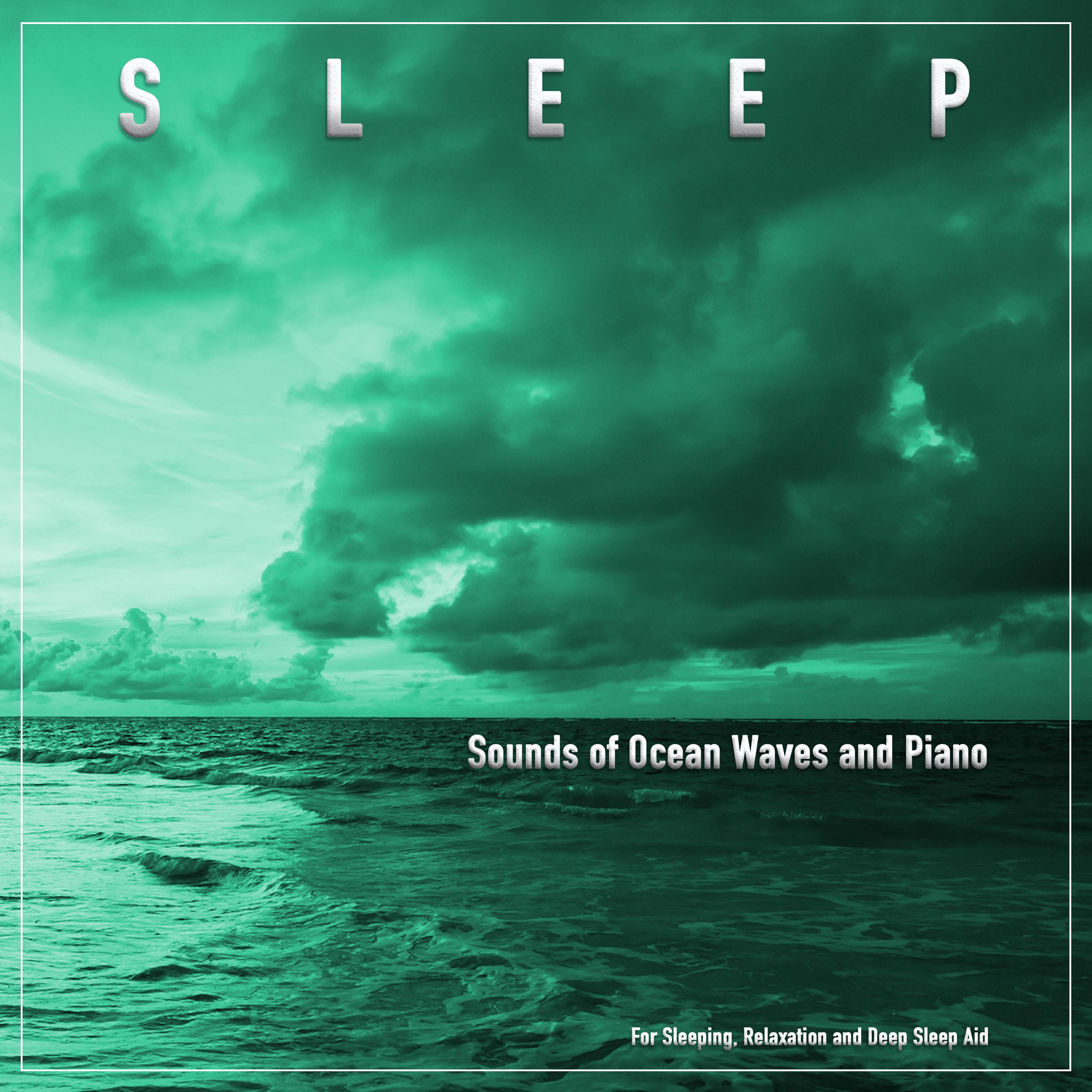 Background Piano With Ocean Waves For Sleep