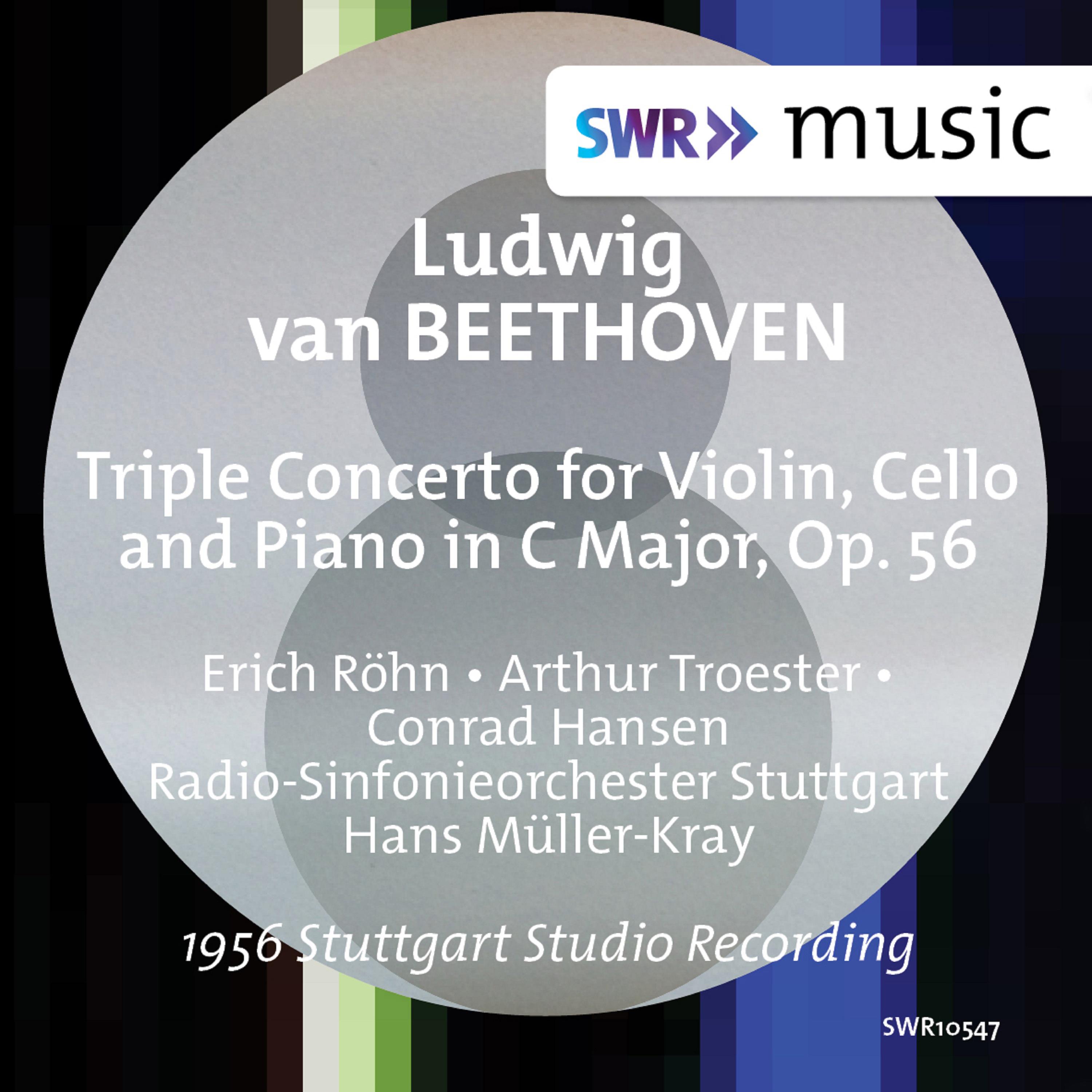 BEETHOVEN, L. van: Triple Concerto, Op. 56 (E. Röhn, A. Troester, C. Hansen, Stuttgart Radio Symphony, Müller-Kray)