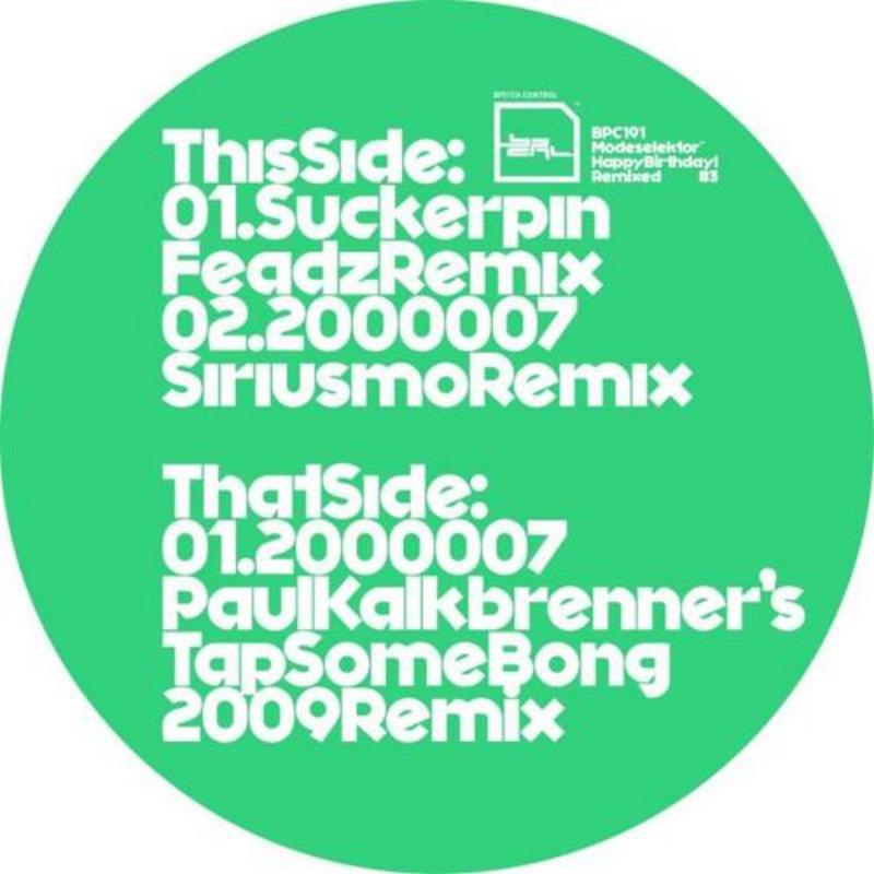 2000007 (Paul Kalkbrenner's Tap Some Bong 2009 Remix)