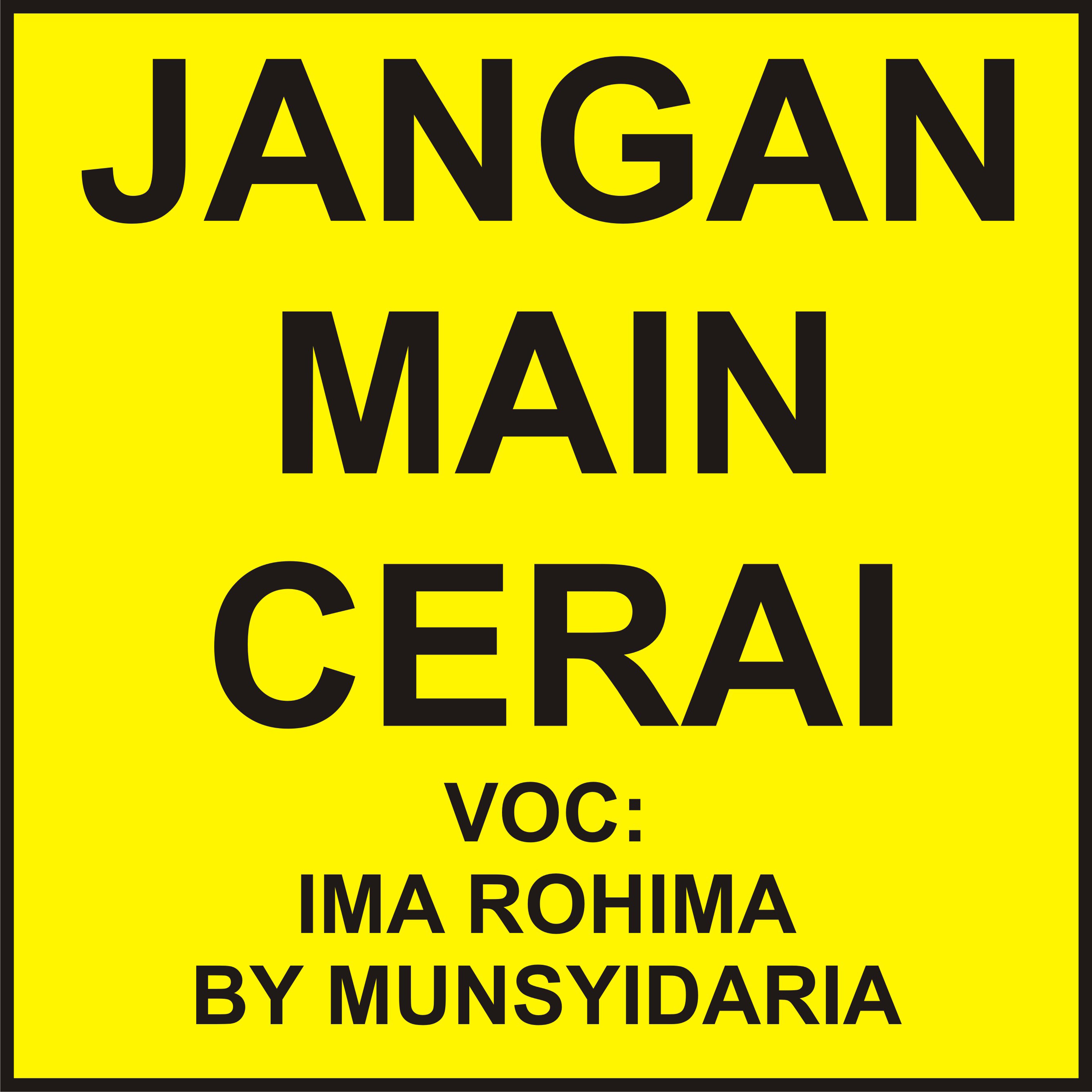 Jangan Main Cerai