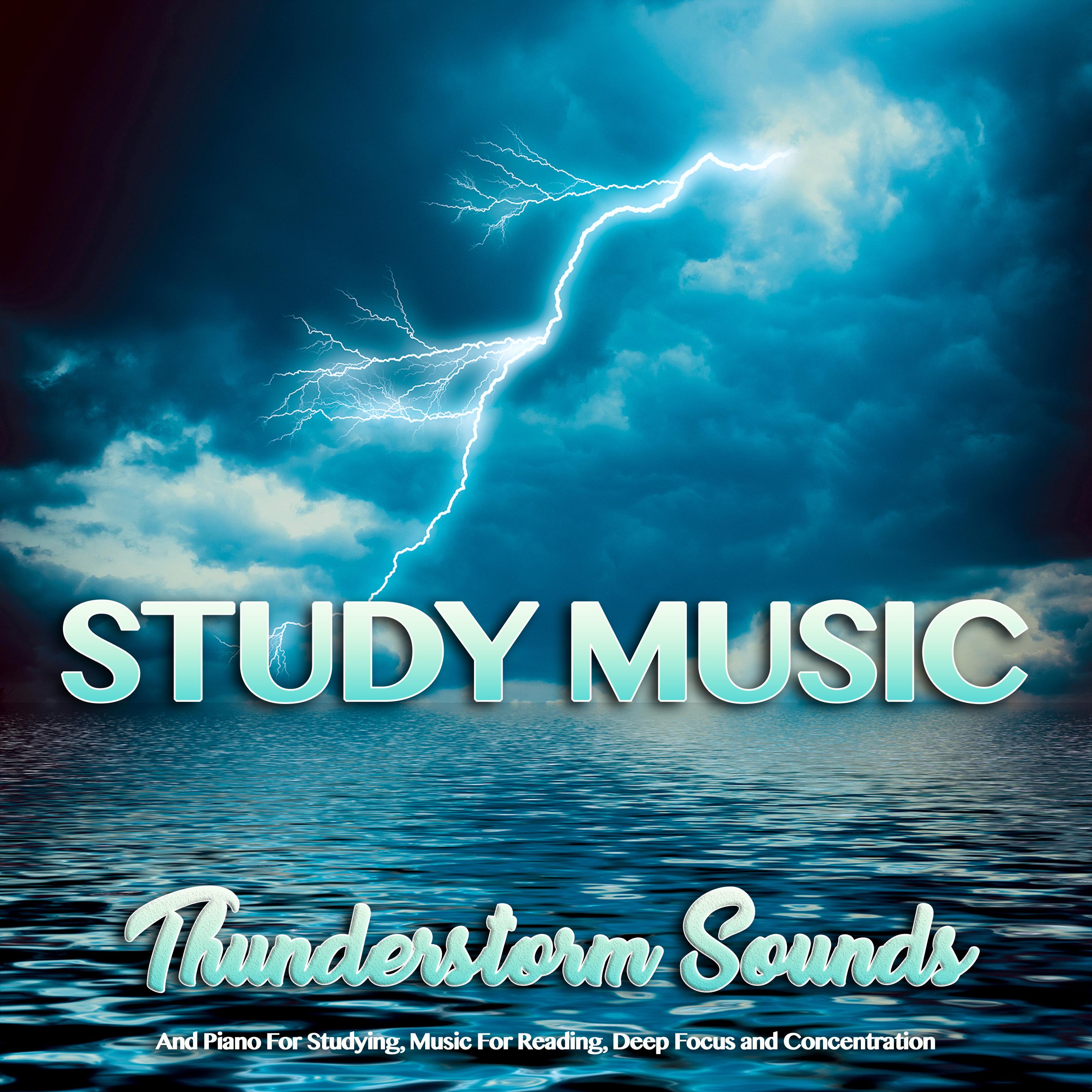 Music For Studying and Thunderstorm Sounds