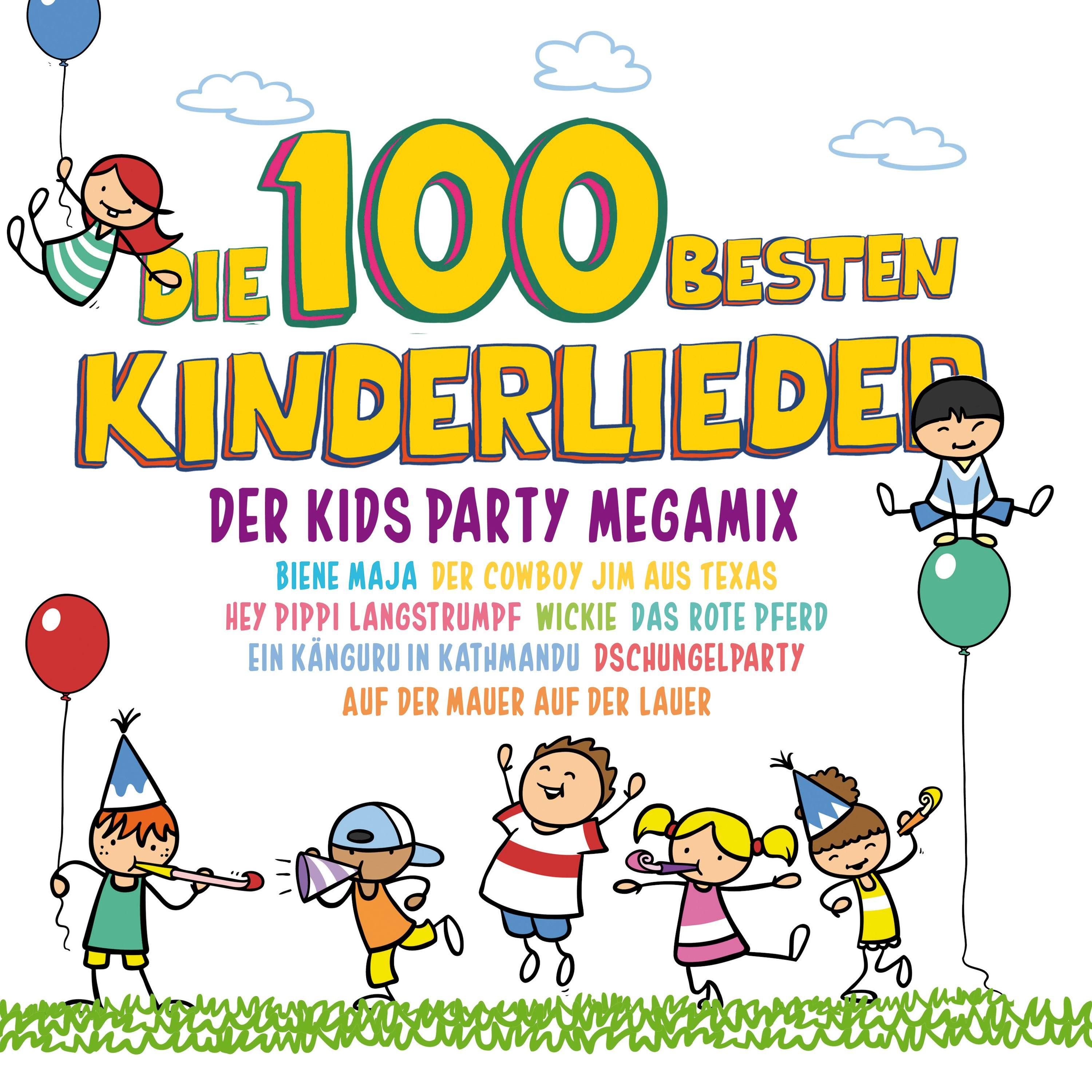 Die 100 besten Kinderlieder - Der Kids Party Megamix, Pt.1