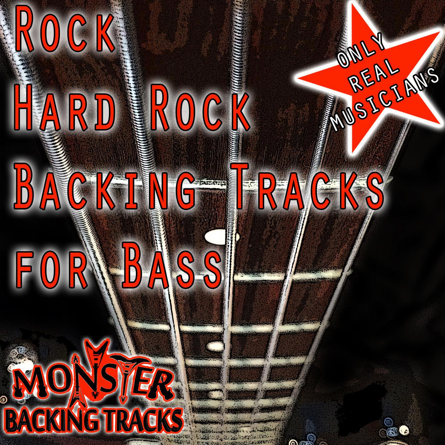 Groovy Dirty Rock Backing Track in A for Bass players | bassless