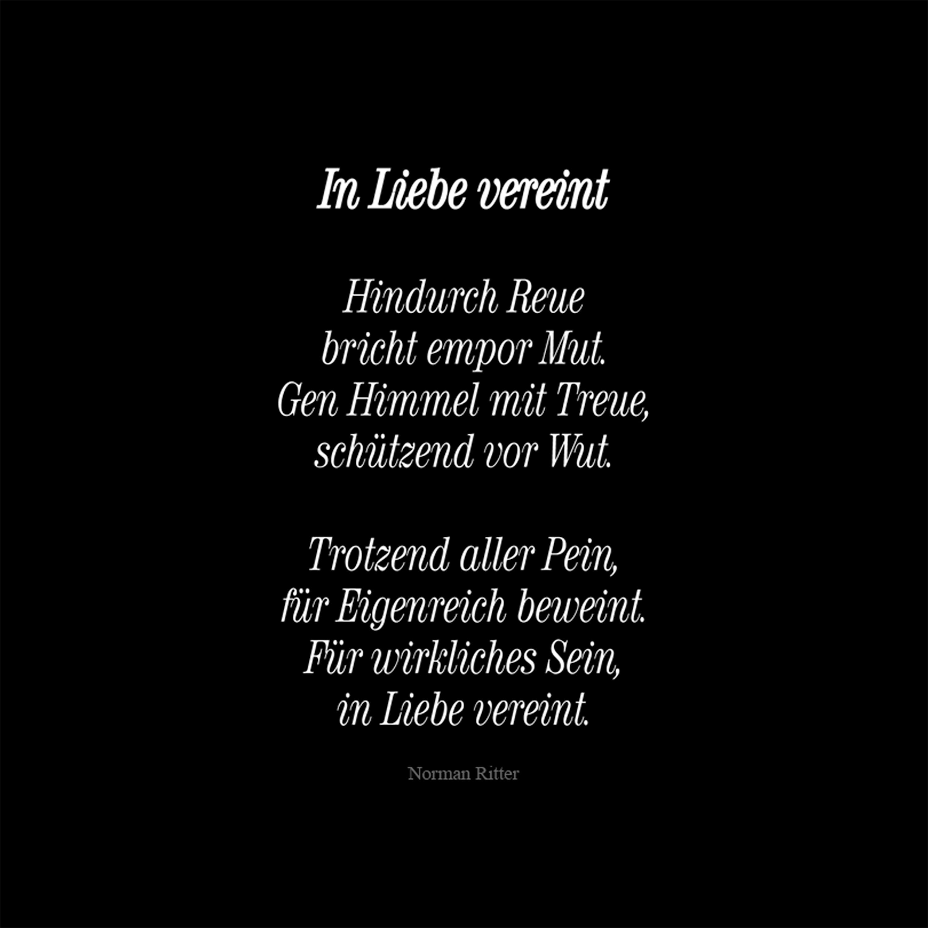 In Liebe vereint