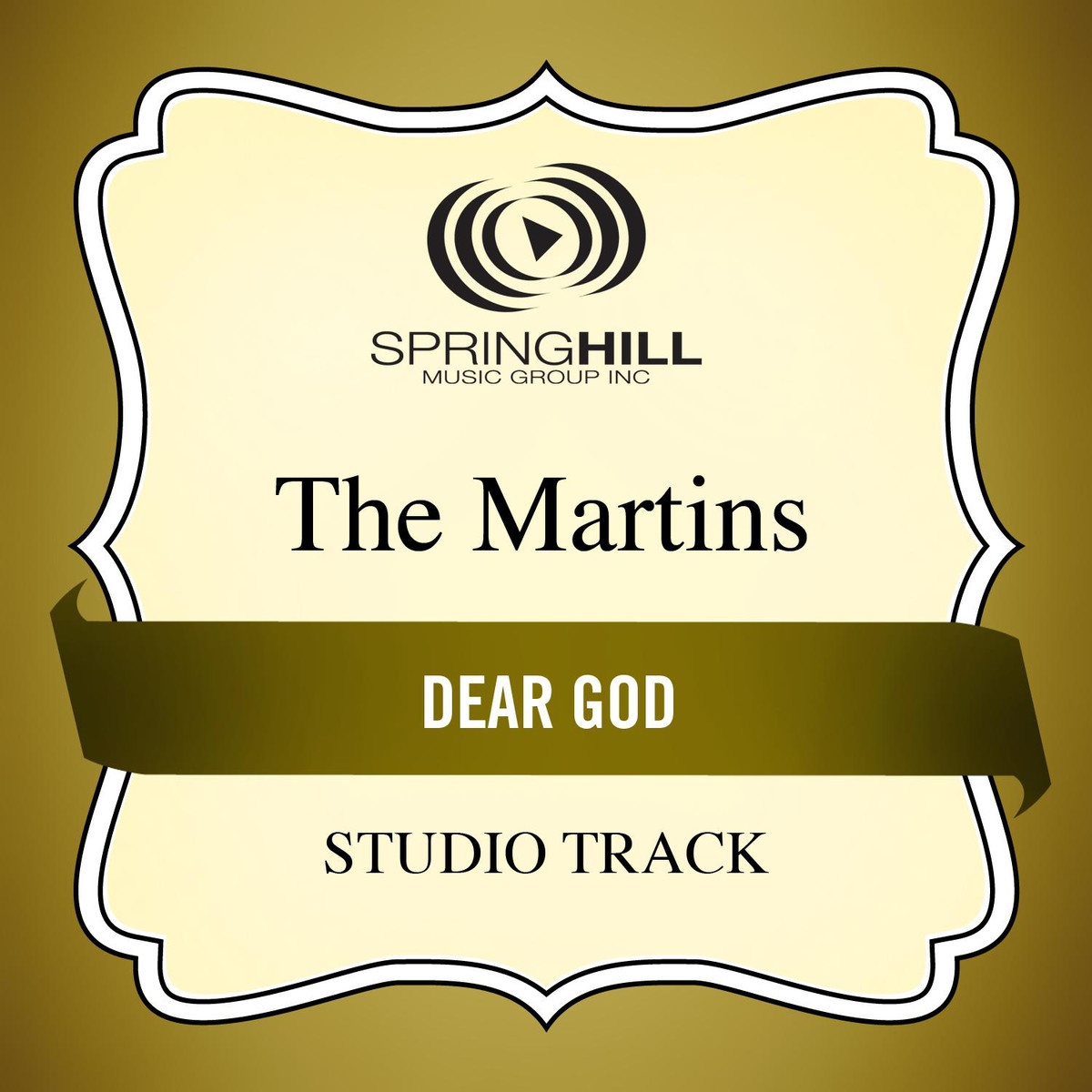 Dear God (Medium Key Performance Track With Background Vocals)