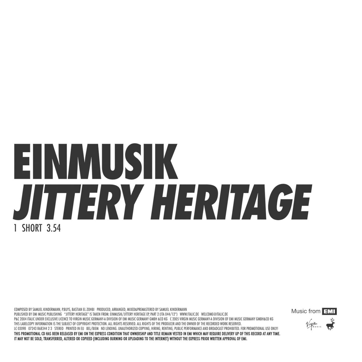 Jittery Heritage (Martin Eyerer Remix)