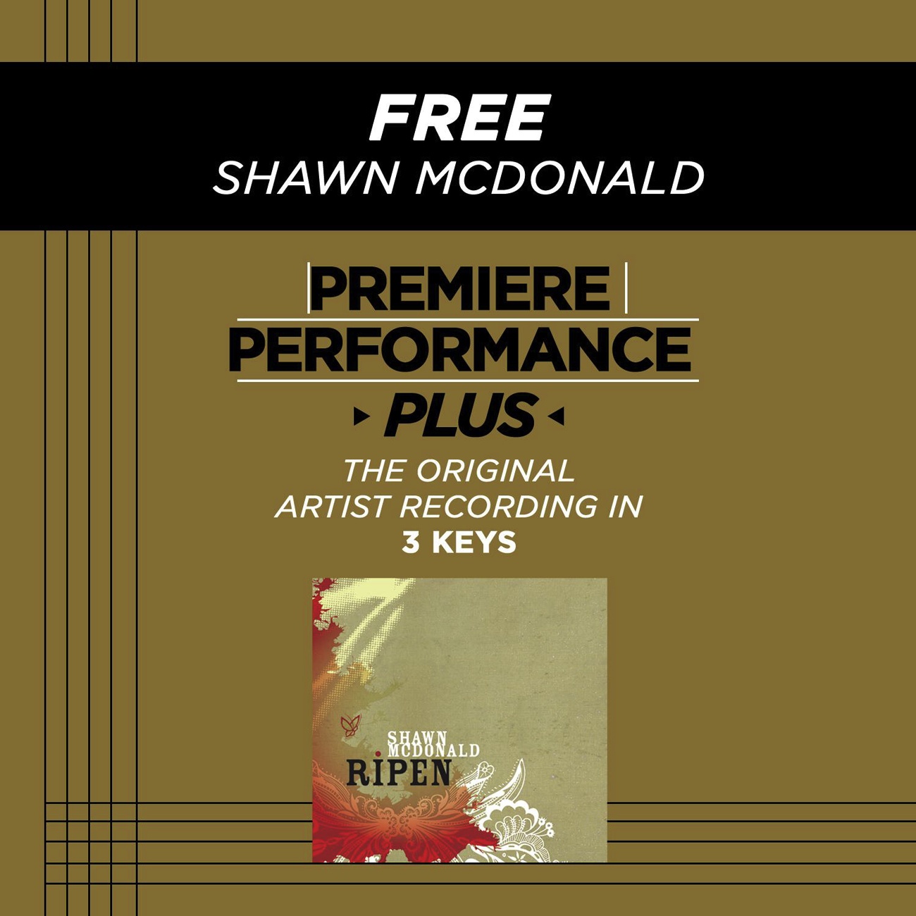 Free (Medium Key Performance Track With Background Vocals)