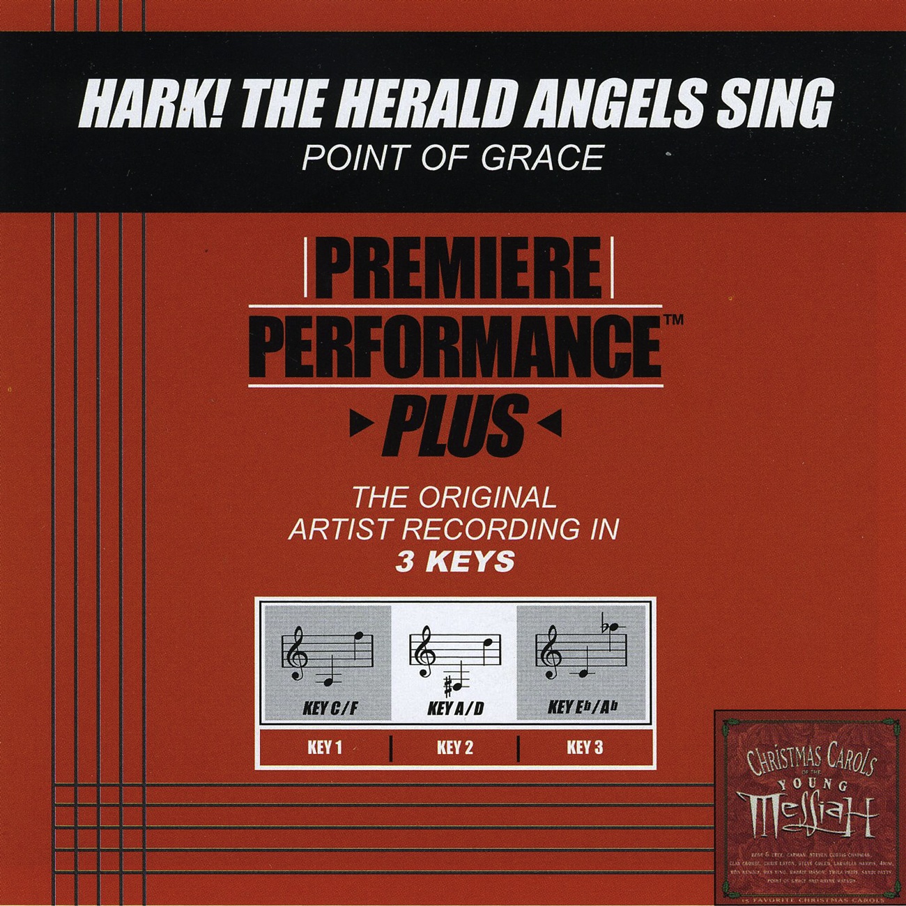 Hark! The Herald Angels Sing (Performance Track In Key Of C/F Without Background Vocals)