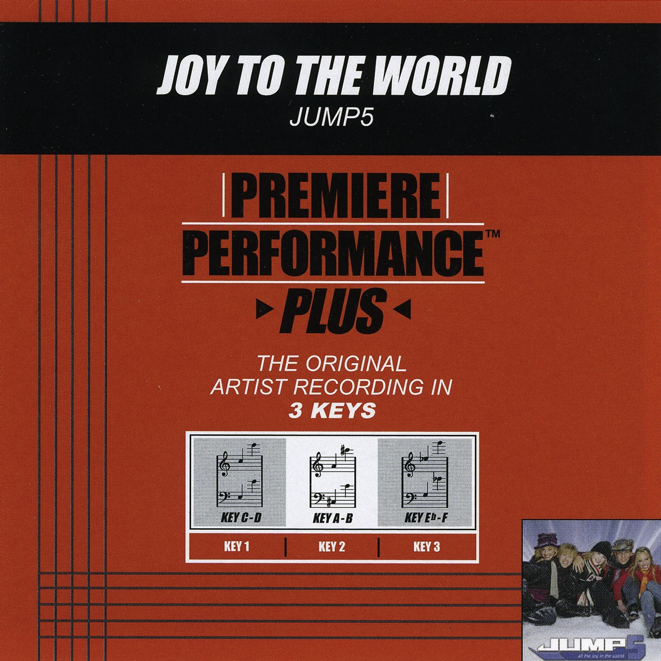 Joy To The World (Performance Track In Key Of C-D With Background Vocals)