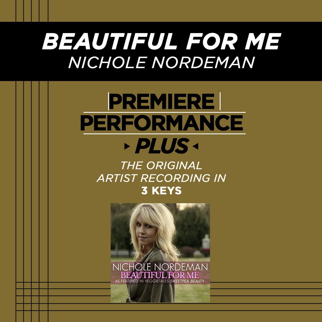 Beautiful For Me (Medium Key Performance Track With Background Vocals)