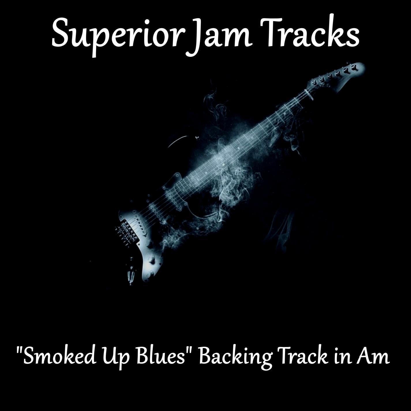 Smoked Up Blues Guitar Backing Track in A Minor