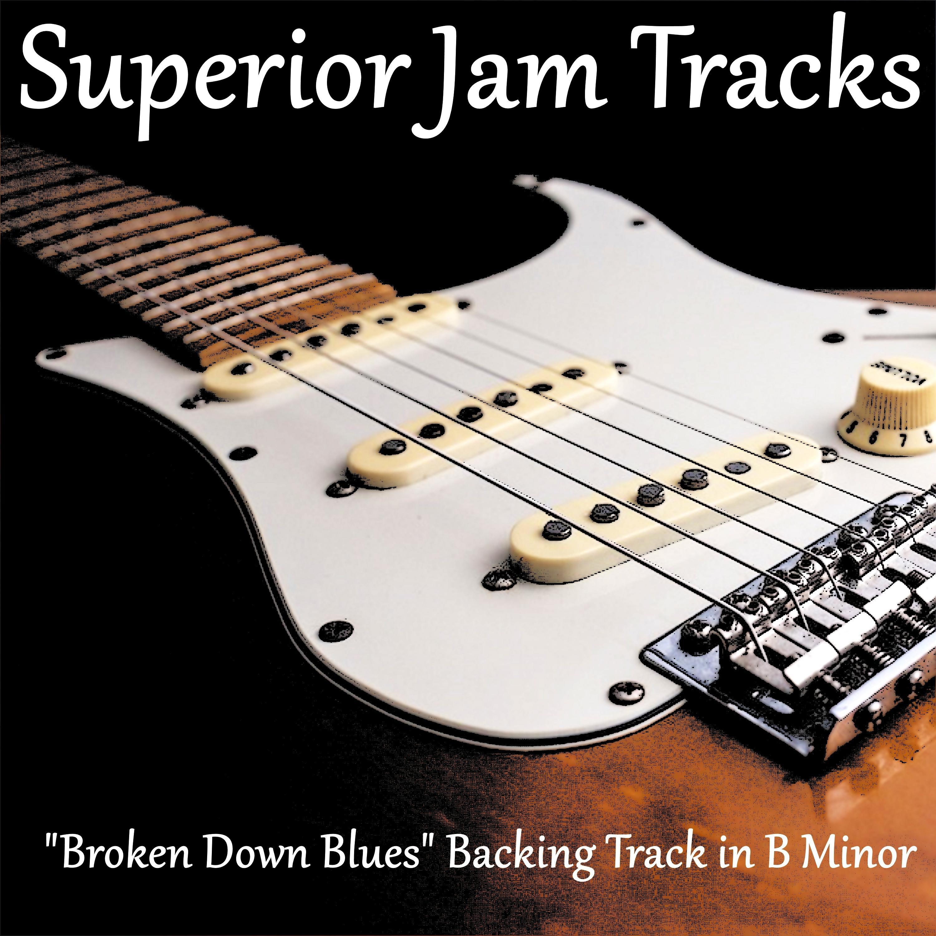 Broken Down Blues Guitar Backing Track in B Minor