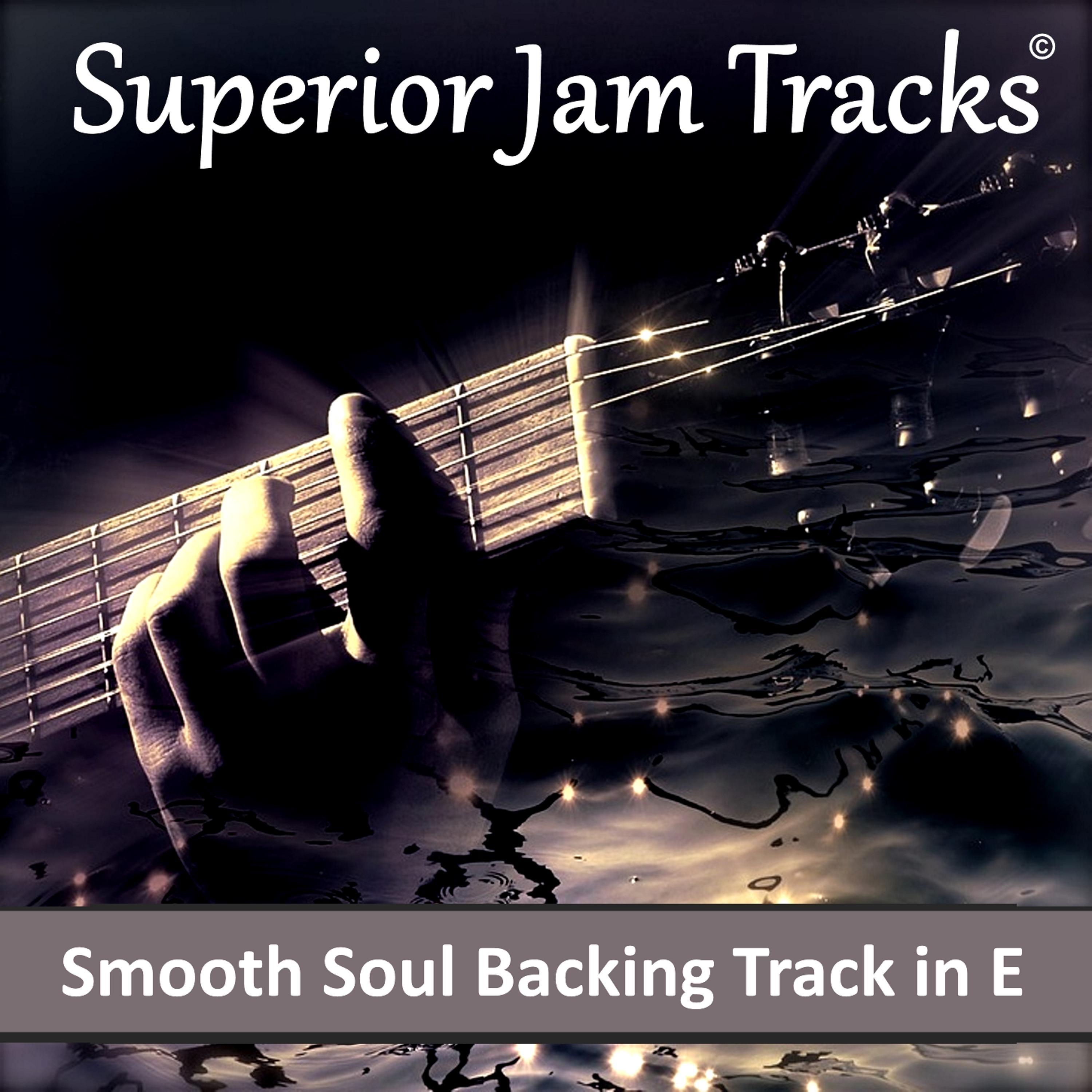 Smooth Breeze Soul Groove Guitar Backing Track in E