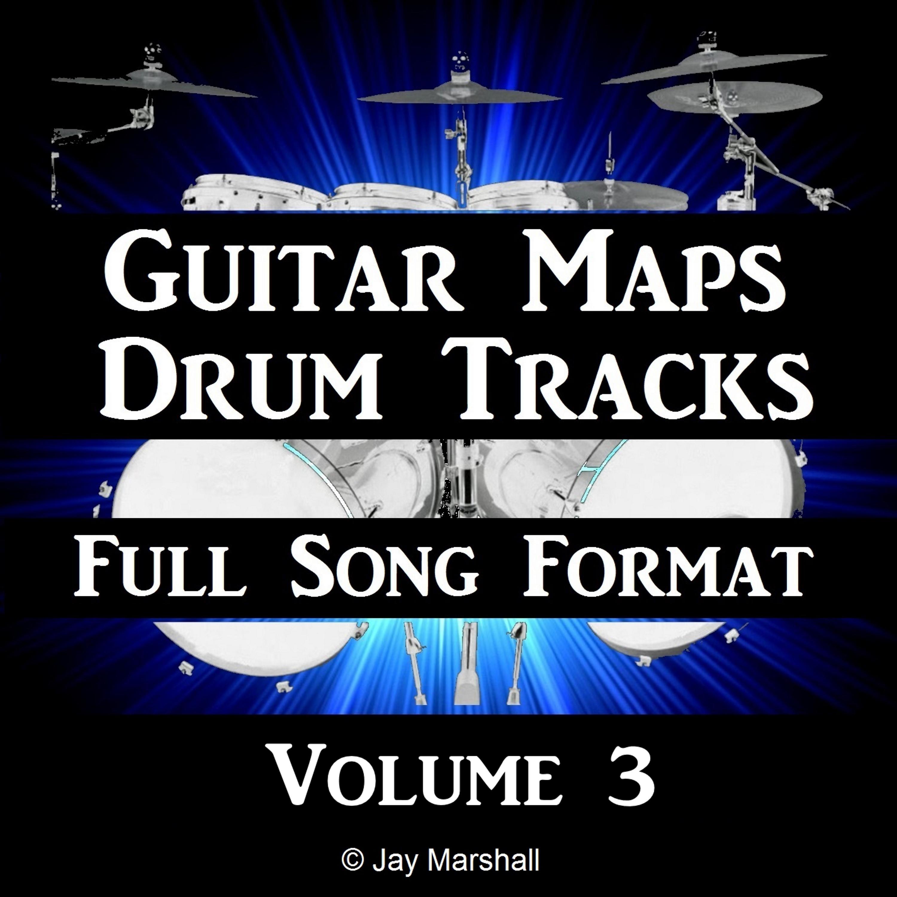 Tight Funk Rock Drum Track 90 BPM Full Song Format