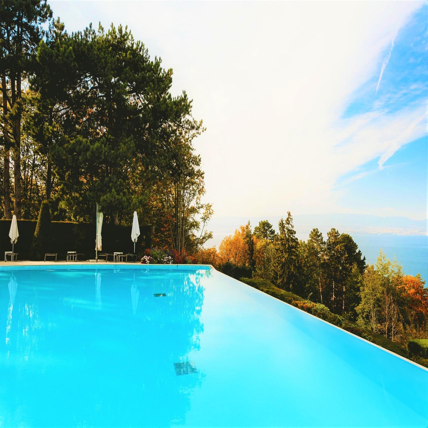 Massage Pool in Nature - Relaxation in Hot Tub