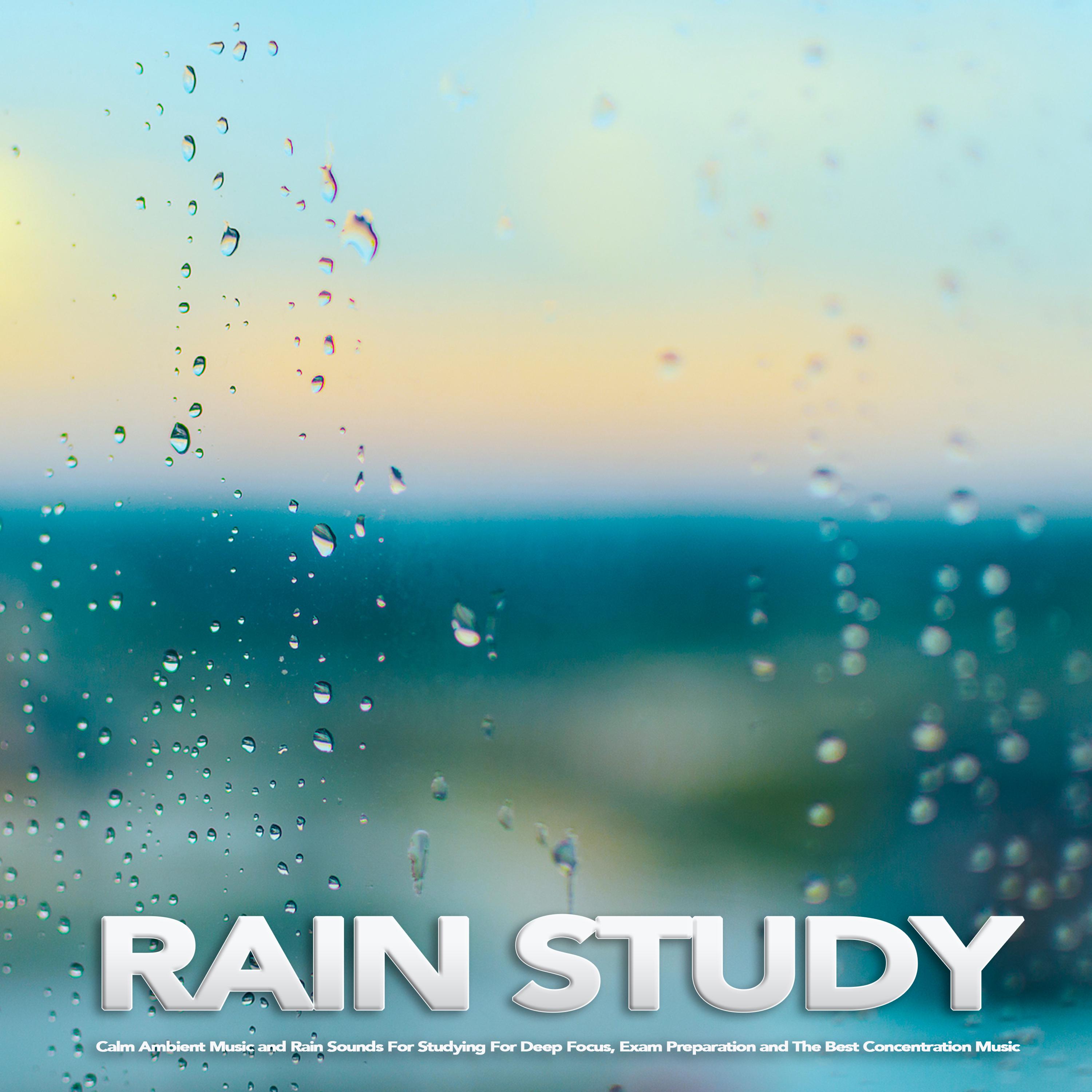 Rain Study: Calm Ambient Music and Rain Sounds For Studying For Deep Focus, Exam Preparation and The Best Concentration Music